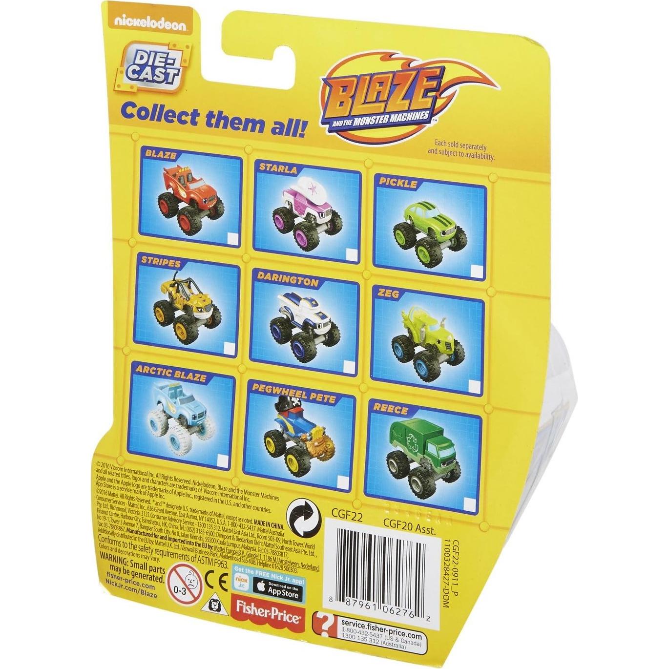 Camión Monstruo Fisher-Price Blaze Crusher 24g 7x18x14cm