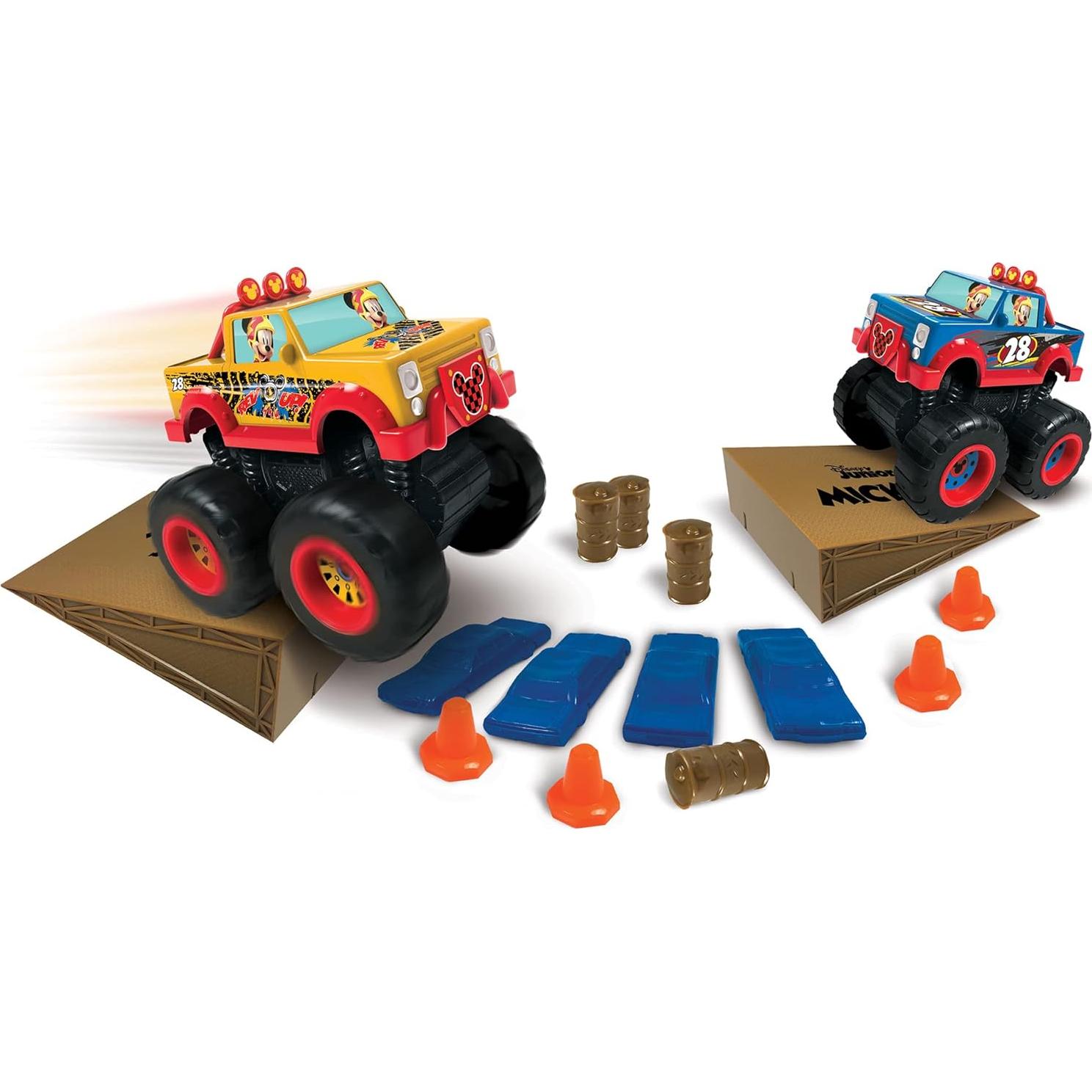 Juego de Camiones Monstruo Disney Junior Mickey 18 Piezas