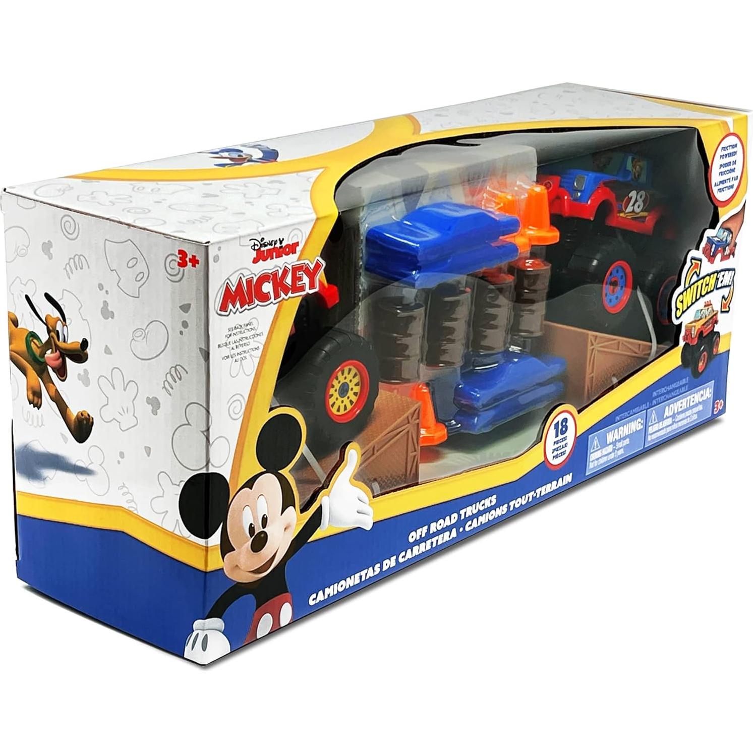 Juego de Camiones Monstruo Disney Junior Mickey 18 Piezas