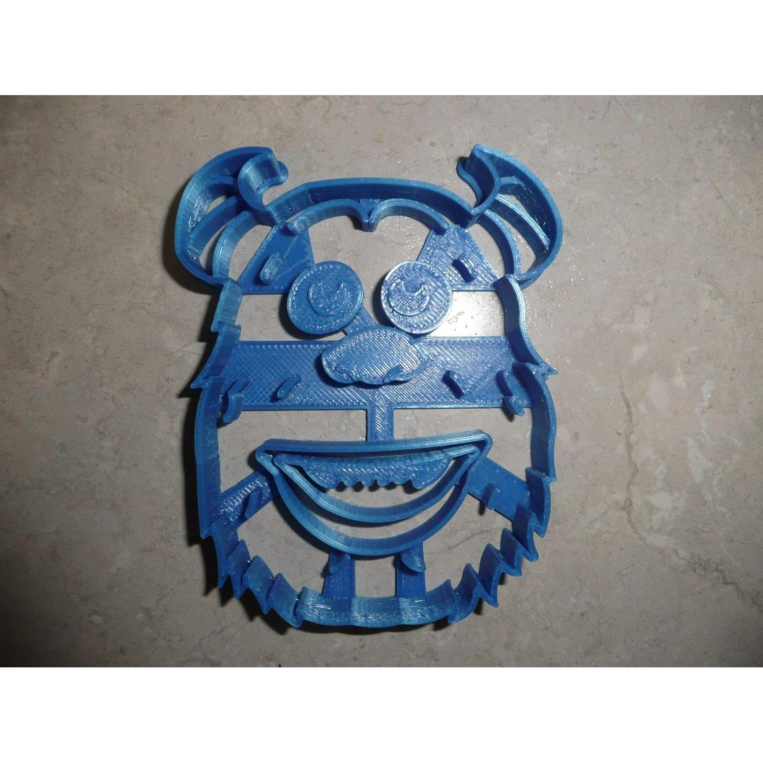 INSPIRED BY SULLEY FACE HEAD MONSTERS INC THEME MOVIE CHARACTER COOKIE CUTTER MADE IN USA PR2922