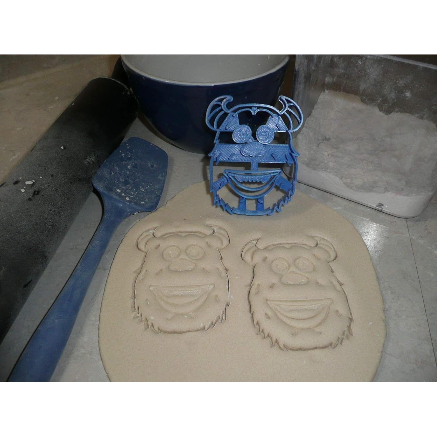 INSPIRED BY SULLEY FACE HEAD MONSTERS INC THEME MOVIE CHARACTER COOKIE CUTTER MADE IN USA PR2922