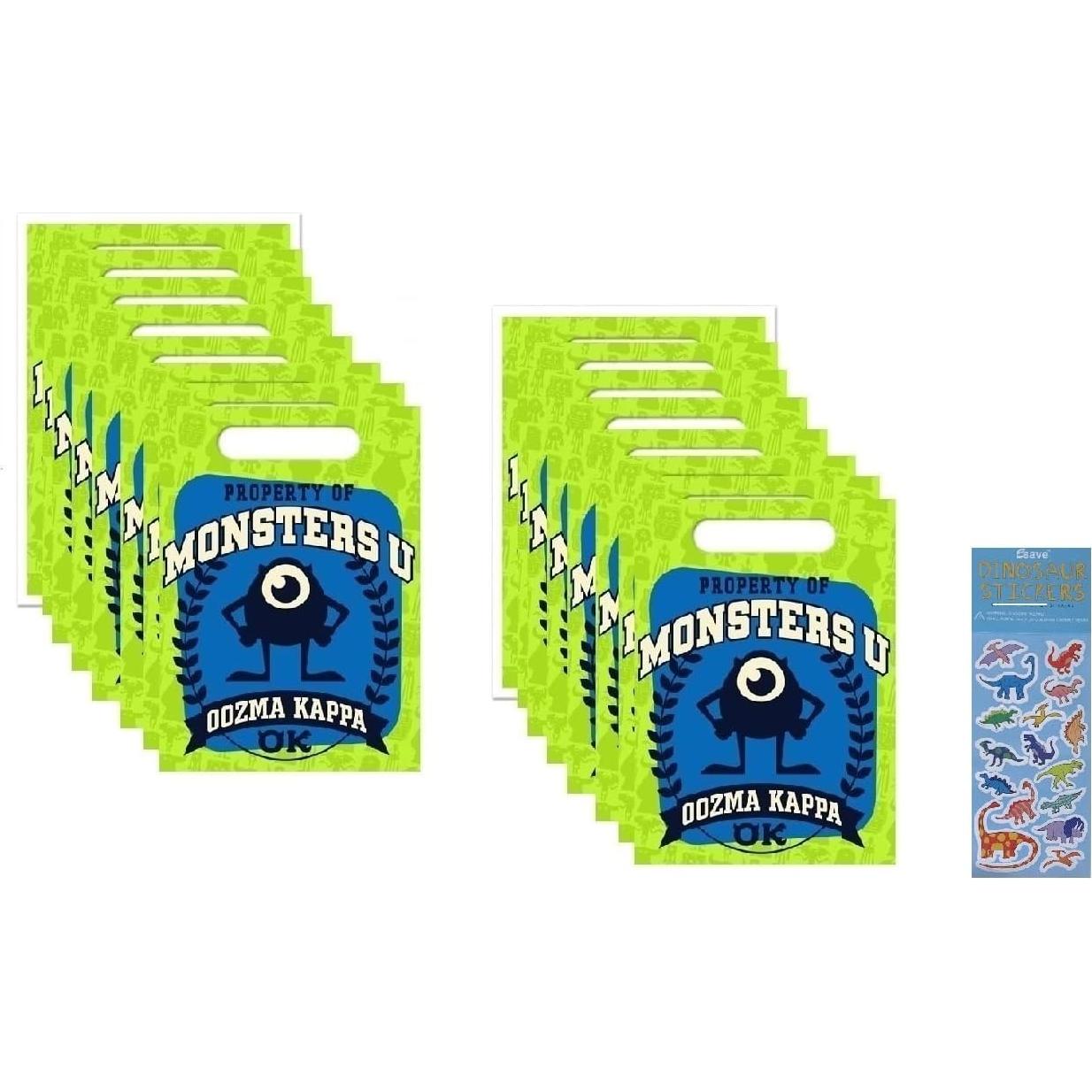 Suministros Fiesta Cumpleaños Monsters University - 16 Bolsas