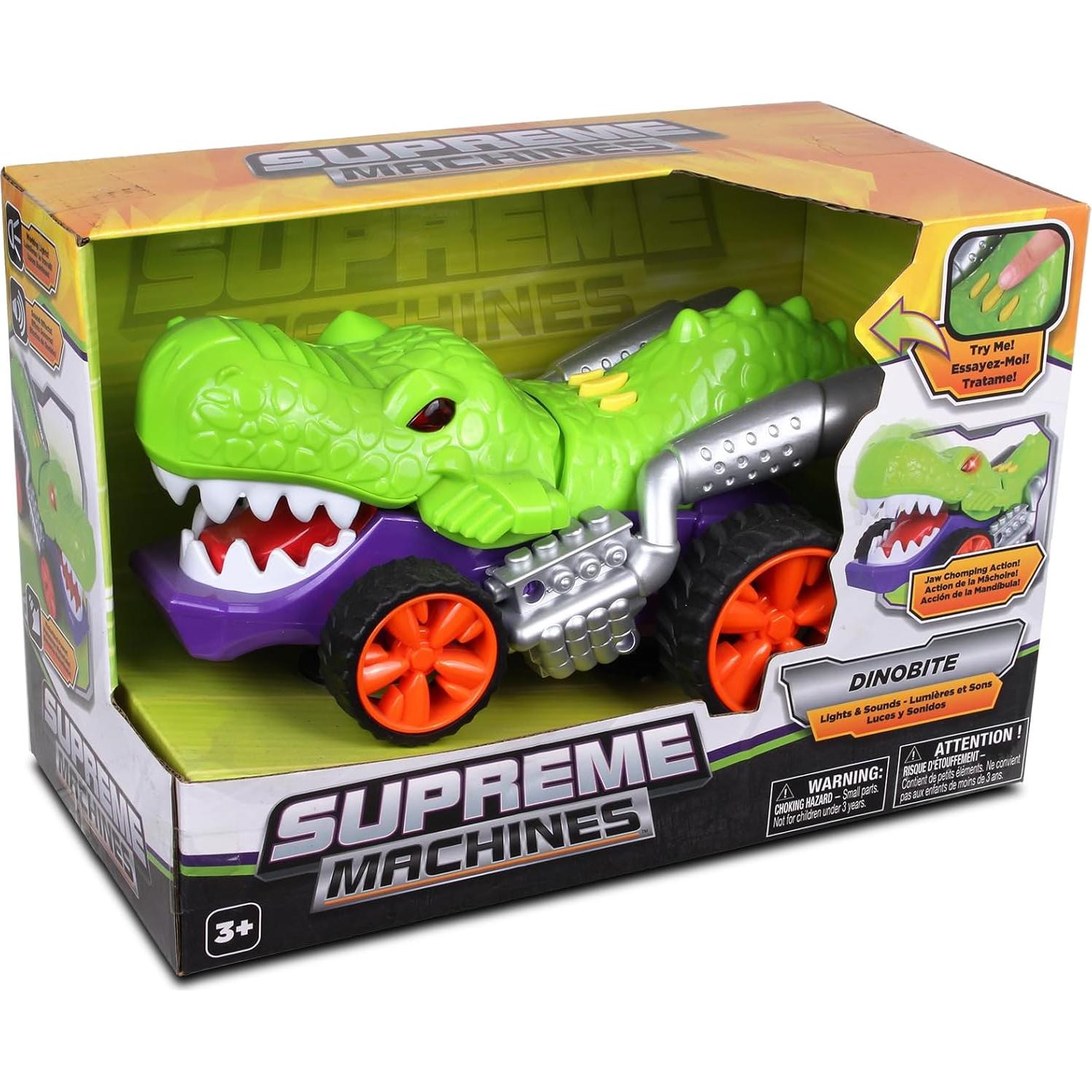 Vehículo DinoBite Hot Rod Chomper NKOK - 22.86 cm