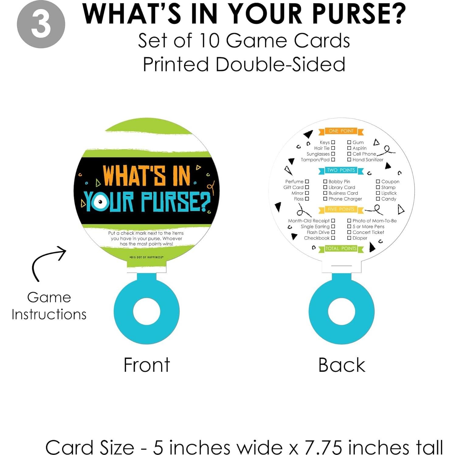 Paquete Gamerific Fiesta de Monstruos - 4 Juegos Baby Shower