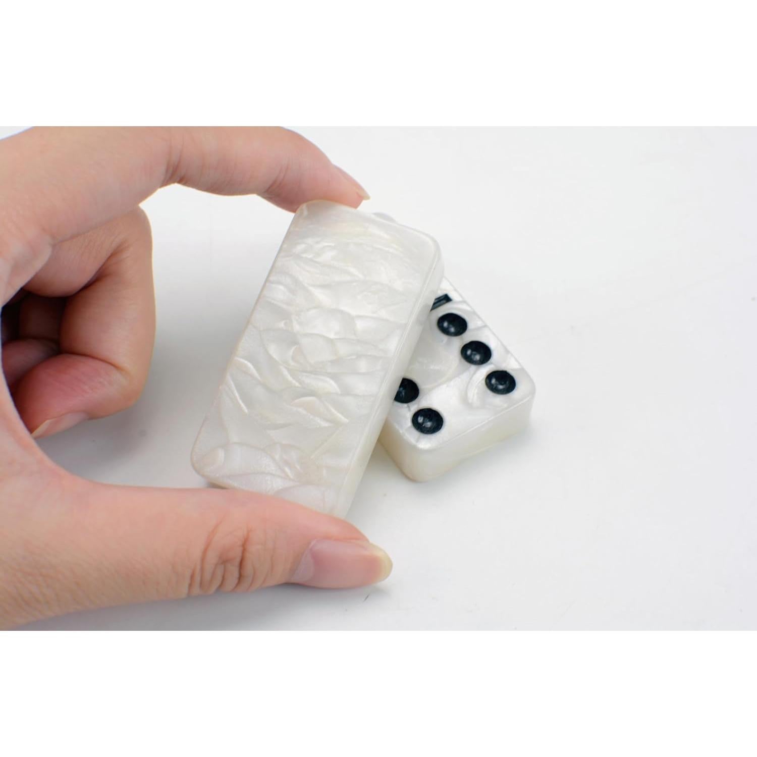 Juego de Dominó Doble Seis Vovotuzzi 28 Fichas Blanquecino