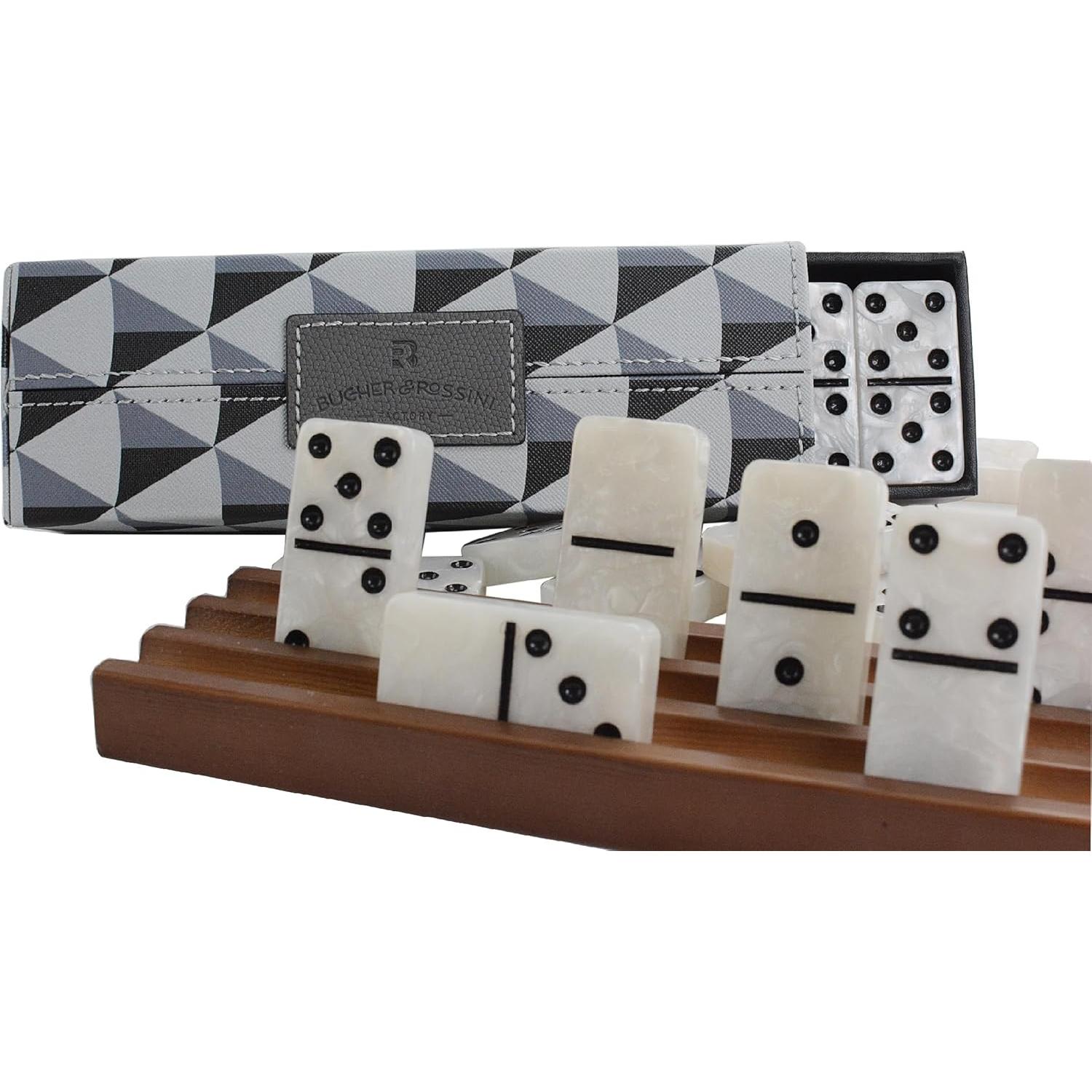 Juego de Dominó Doble Seis Vovotuzzi 28 Fichas Blanquecino