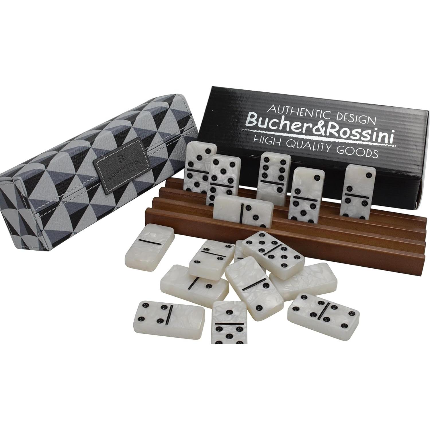 Juego de Dominó Doble Seis Vovotuzzi 28 Fichas Blanquecino