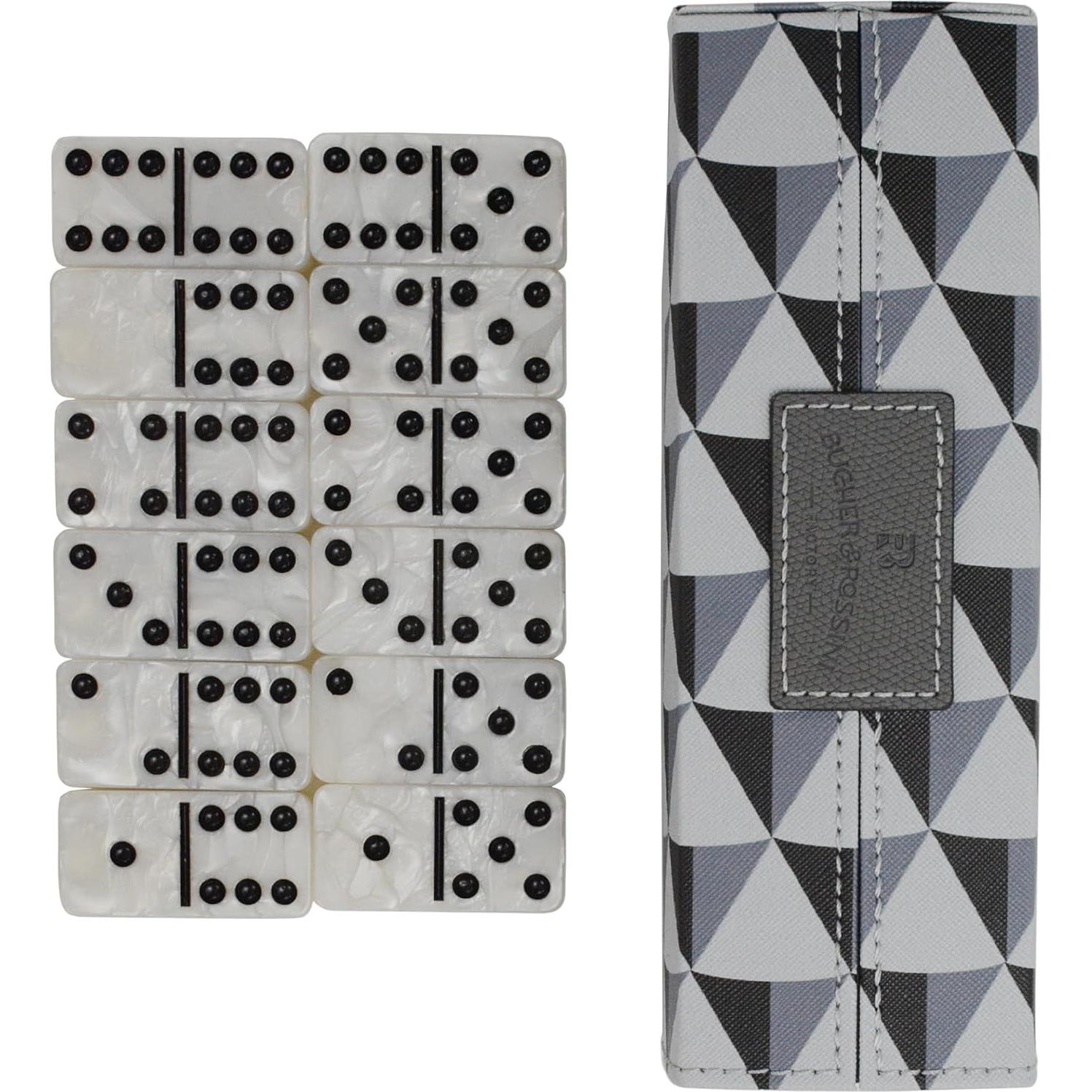 Juego de Dominó Doble Seis Vovotuzzi 28 Fichas Blanquecino