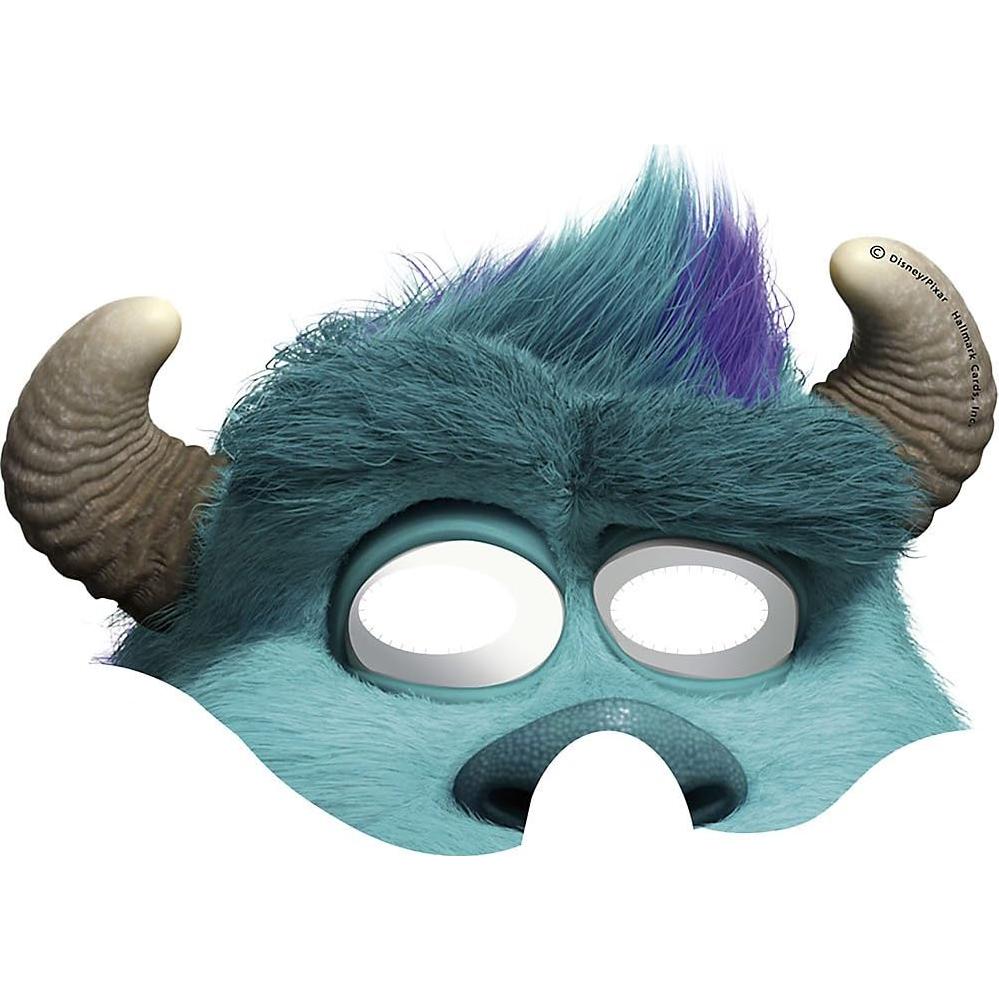 Máscaras de papel Sulley Monsters University - 8 unidades