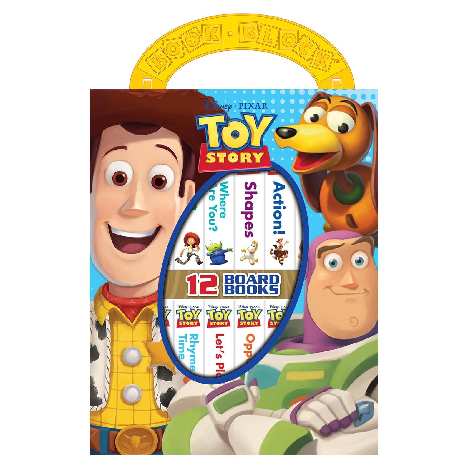 Disney Toy Story Woody, Buzz Lightyear, and More! - My First Library Board Book Block 12-Book Set - PI Kids