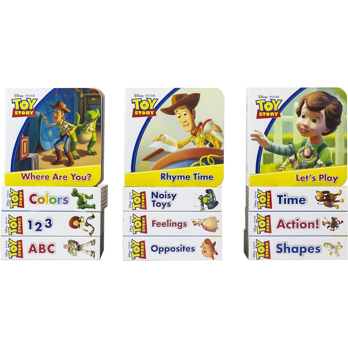 Disney Toy Story Woody, Buzz Lightyear, and More! - My First Library Board Book Block 12-Book Set - PI Kids