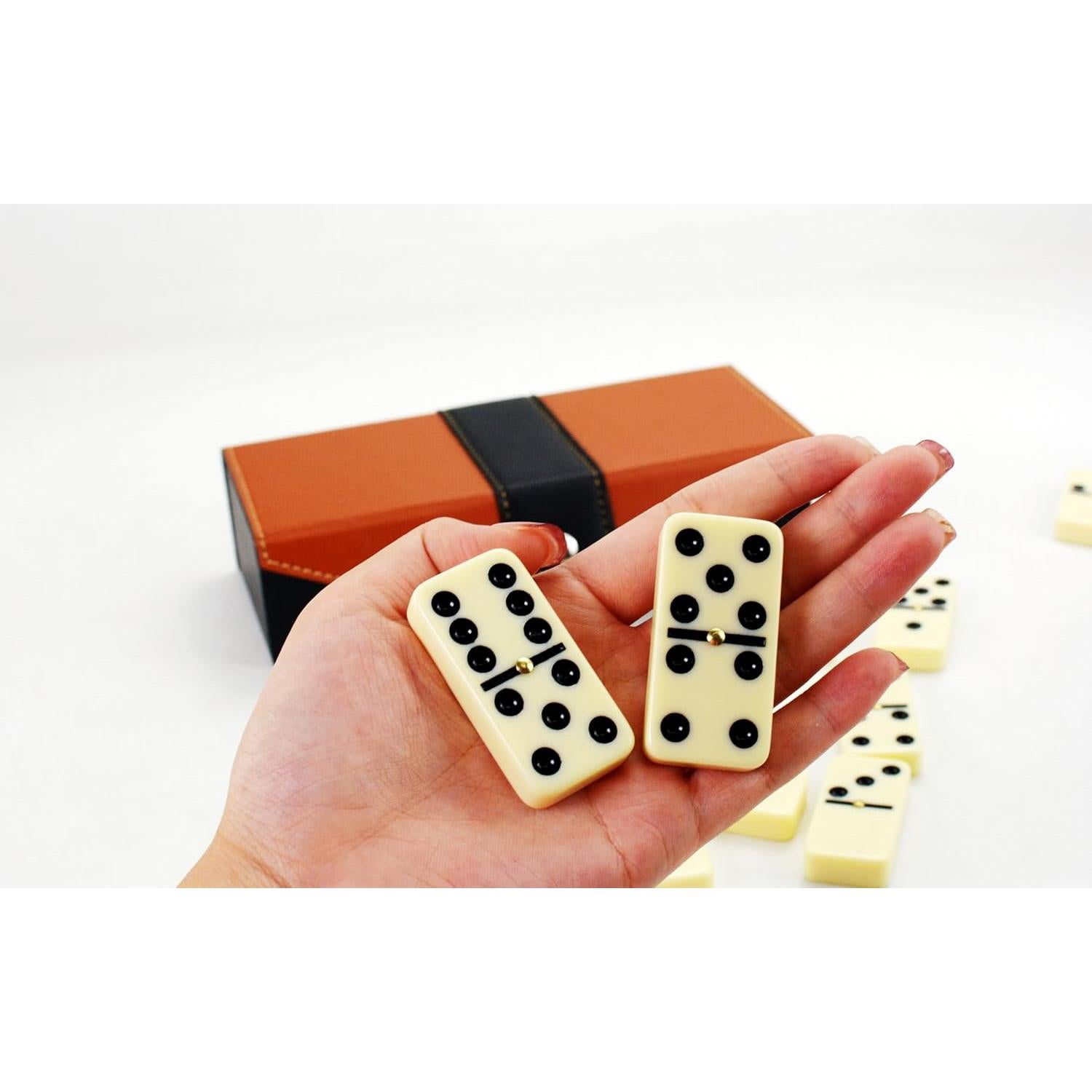 Juego de Dominó Blanco Vovotuzzi Doble Seis 28 Fichas