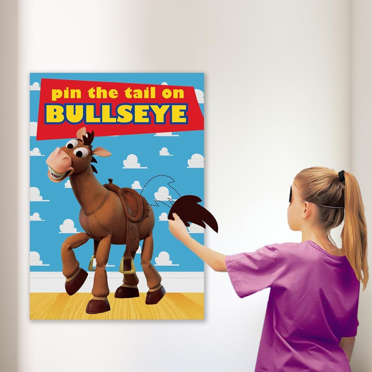 Juego de Fiesta Pin the Tail on The Bullseye OULUN 24PCS