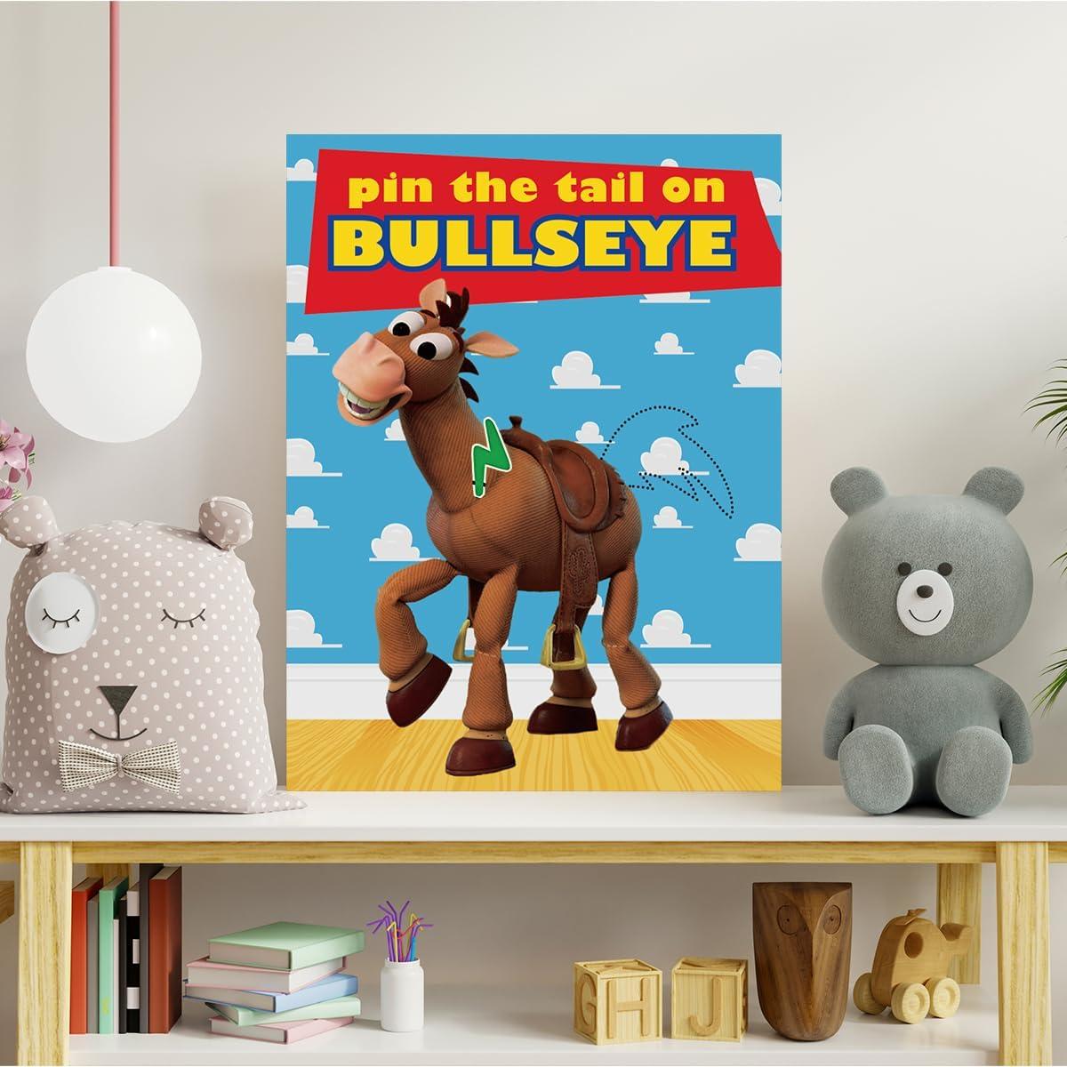 Juego de Fiesta Pin the Tail on The Bullseye OULUN 24PCS