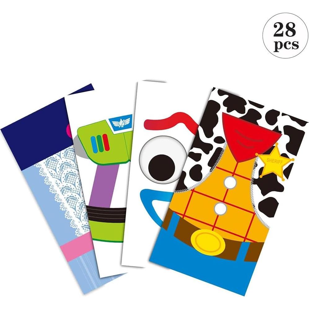 Suministros de Fiesta United-Unicorns 28 Pcs Bolsas Regalo