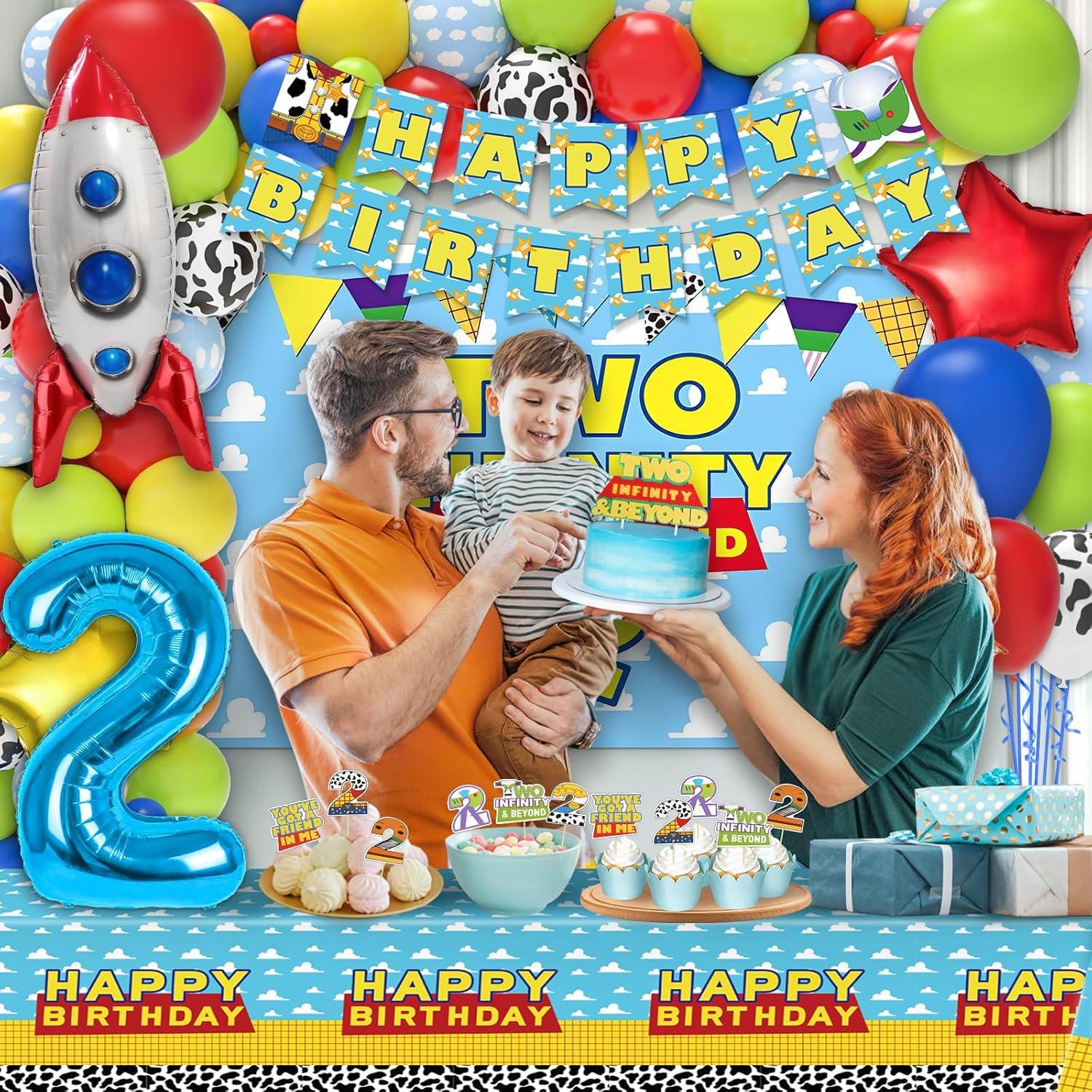 Decoraciones de Cumpleaños Inspiradas en Juguetes - 105 Piezas