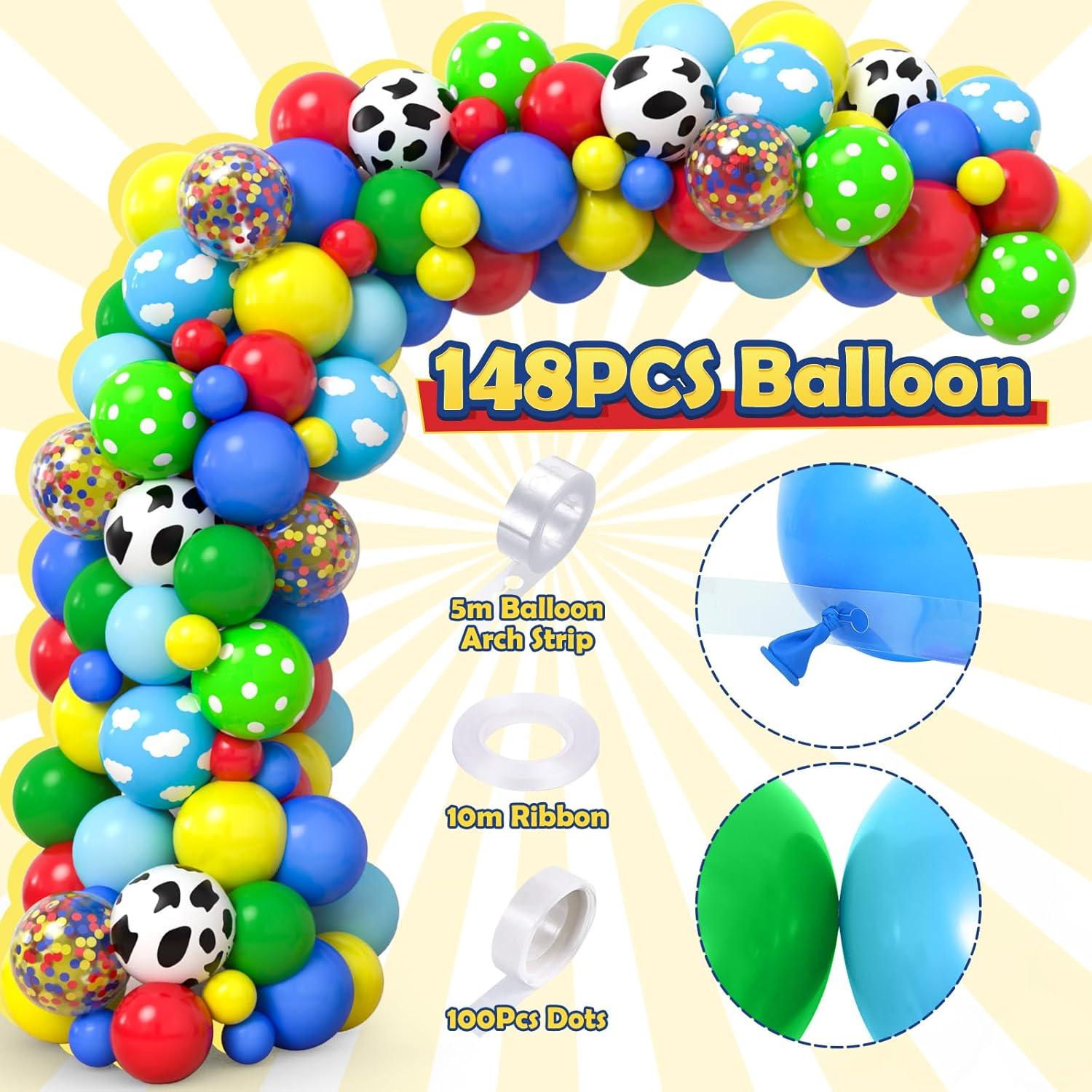 Winrayk 154 Piezas Decoraciones de Cumpleaños Temáticas de Juguetes