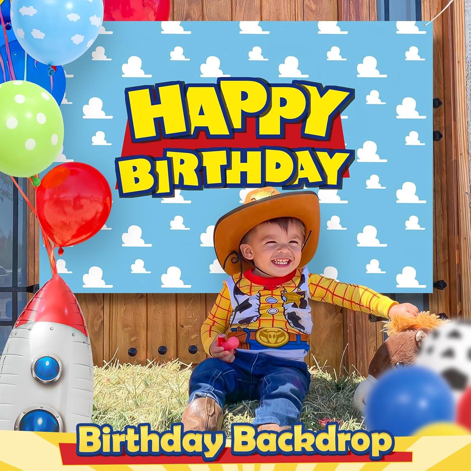 Winrayk 154 Piezas Decoraciones de Cumpleaños Temáticas de Juguetes