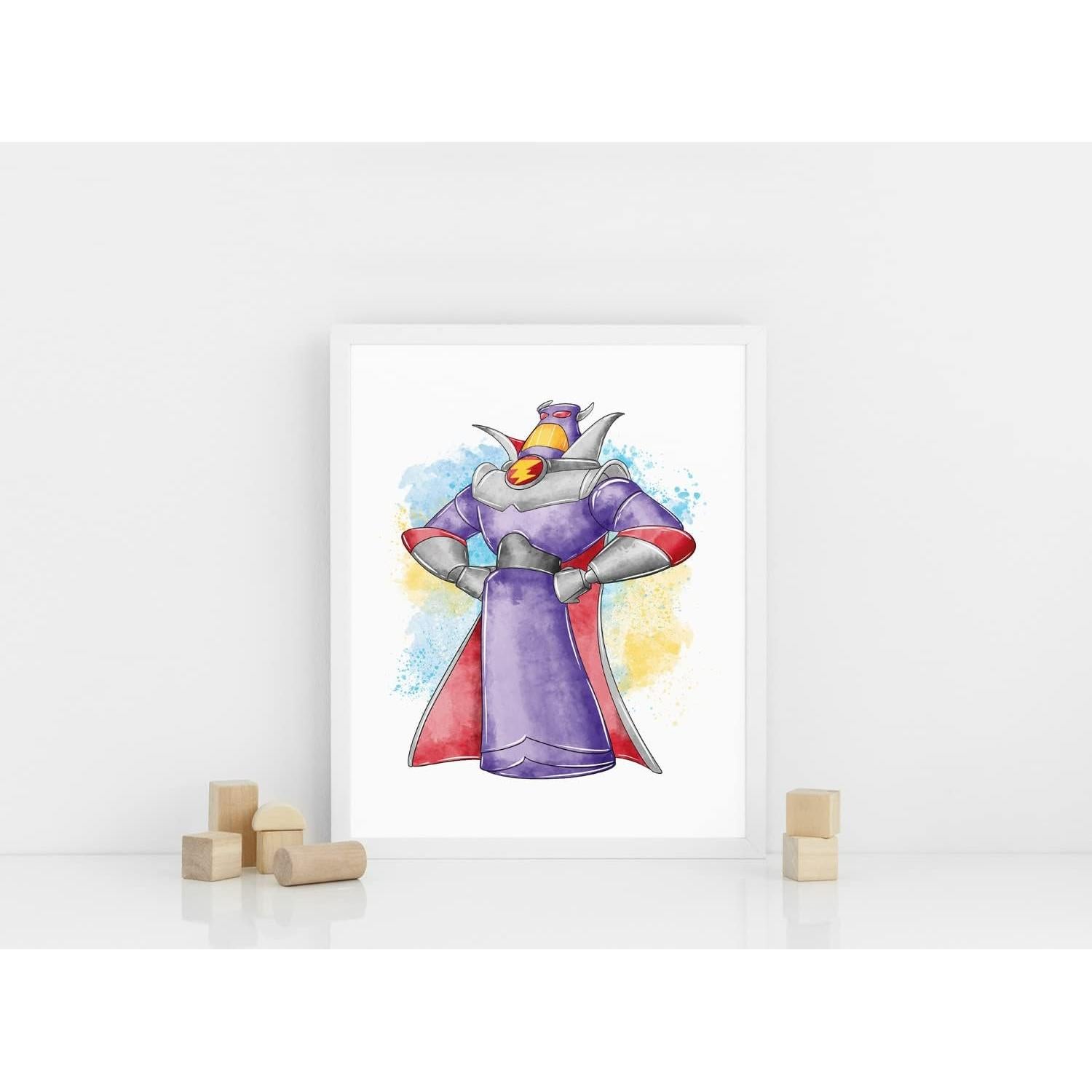 Set de 6 Impresiones en Acuarela Toy Story 20x25 cm