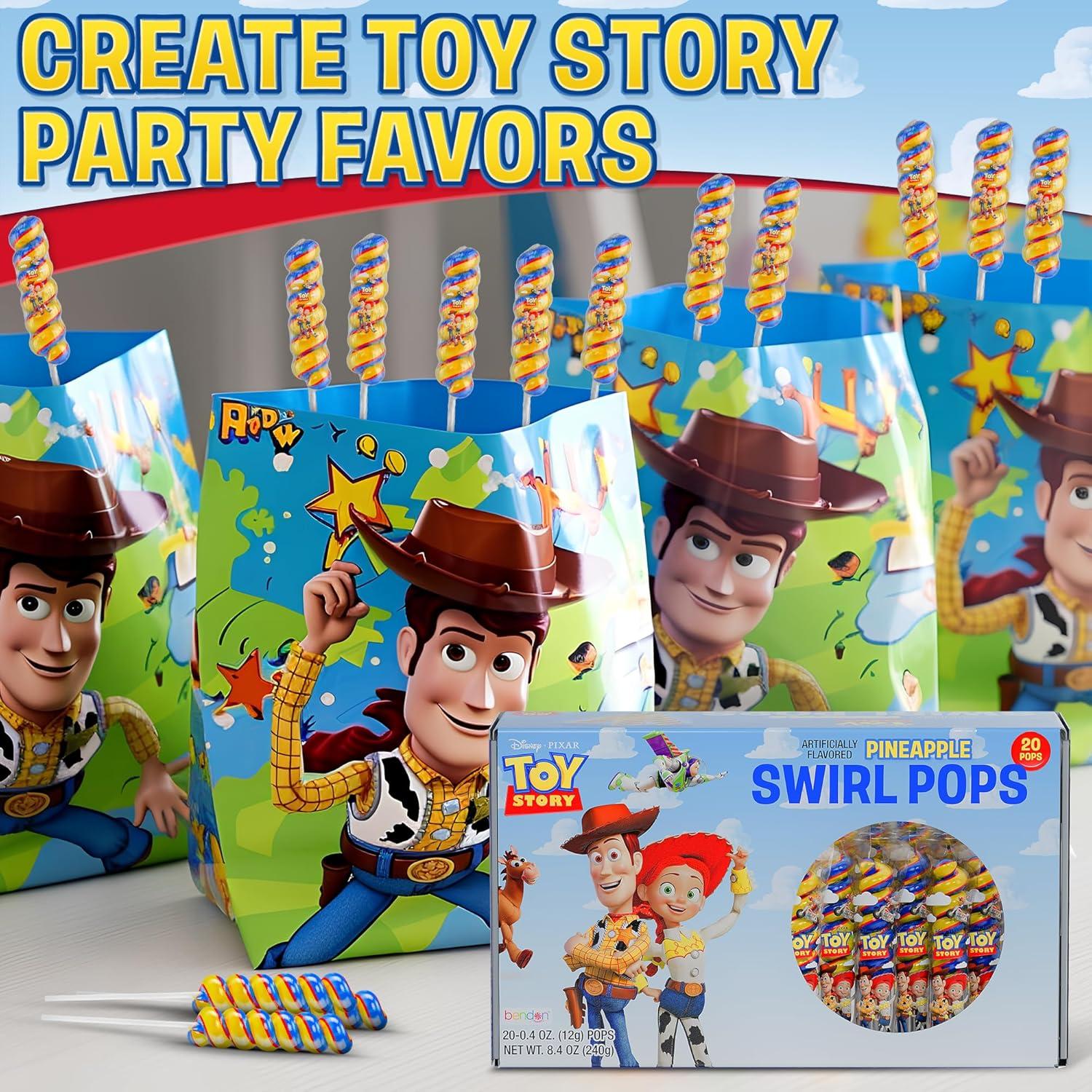 Chupetines Swirl Toy Story 20pk - Dulces para fiestas