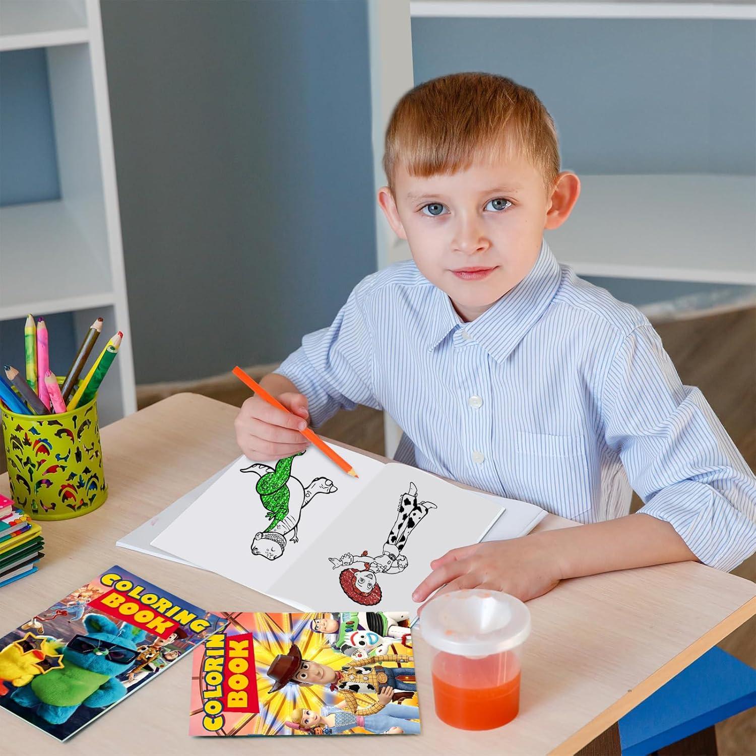 24 Libros para Colorear Fiesta Cumpleaños Juguetes TuoYing