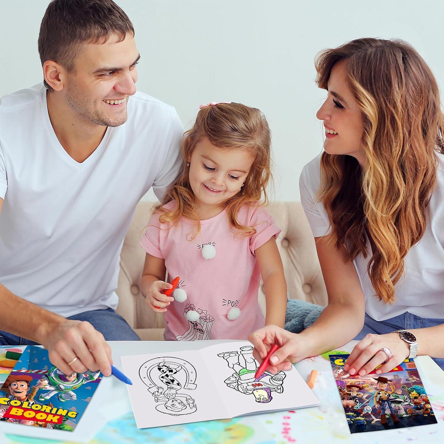 24 Libros para Colorear Fiesta Cumpleaños Juguetes TuoYing