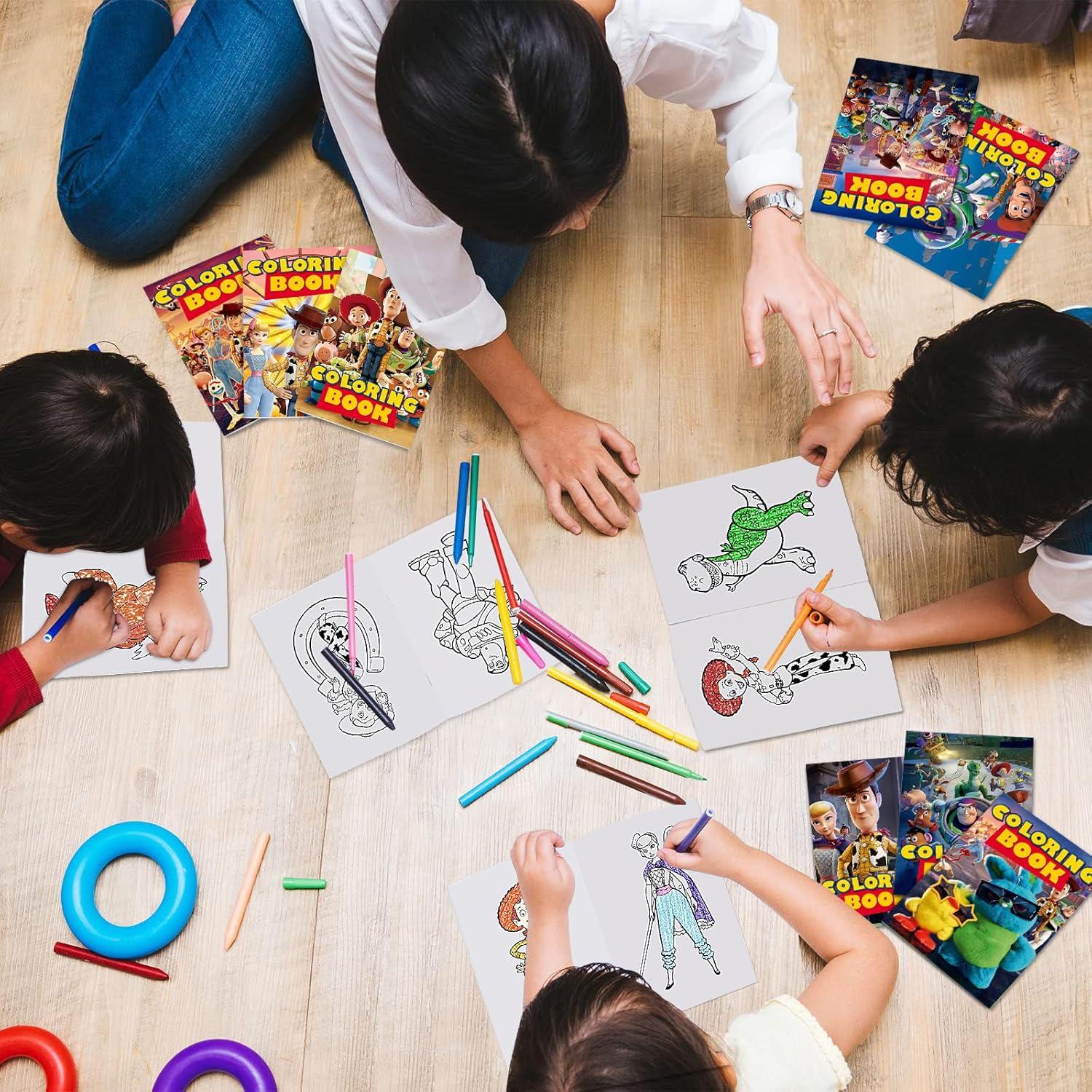 24 Libros para Colorear Fiesta Cumpleaños Juguetes TuoYing