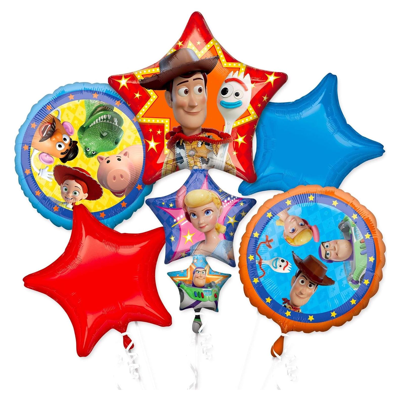 Ramo de Globos Toy Story 4 Anagram Mediano Multicolor
