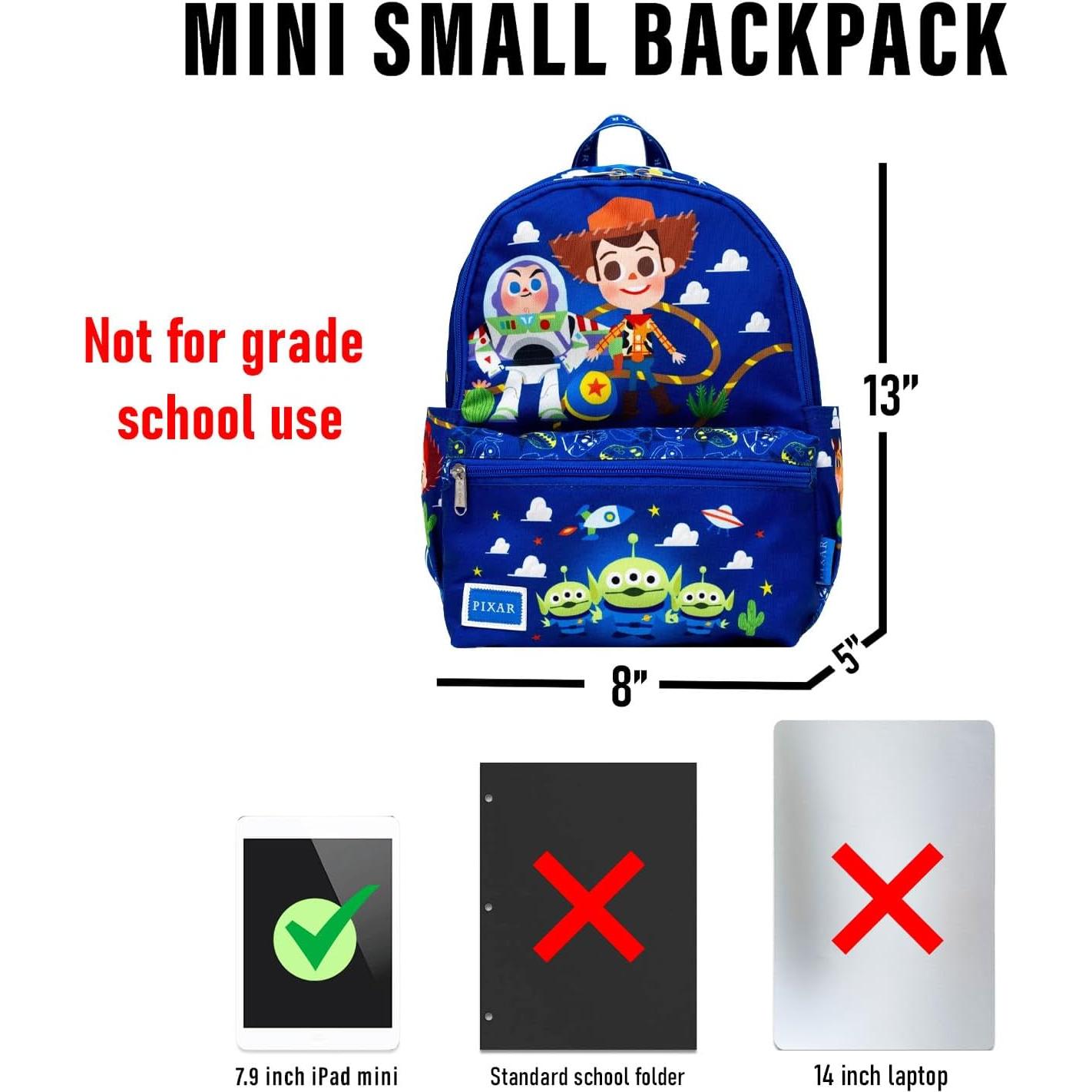 Mochila Mini Toy Story 33 cm con Botella de Agua - Niños