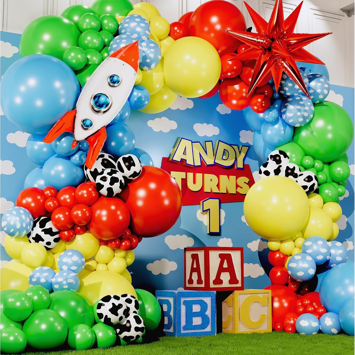 Kit de Arco de Globos Toy Story - Sheryl Decor - 100 Piezas