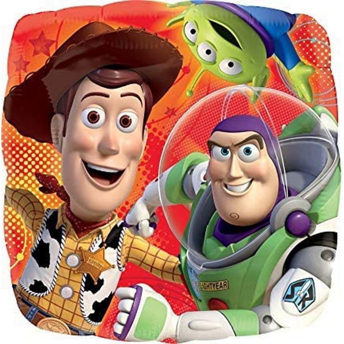 Globos de Cumpleaños Woody y Buzz Lightyear Anagram - 4 Piezas