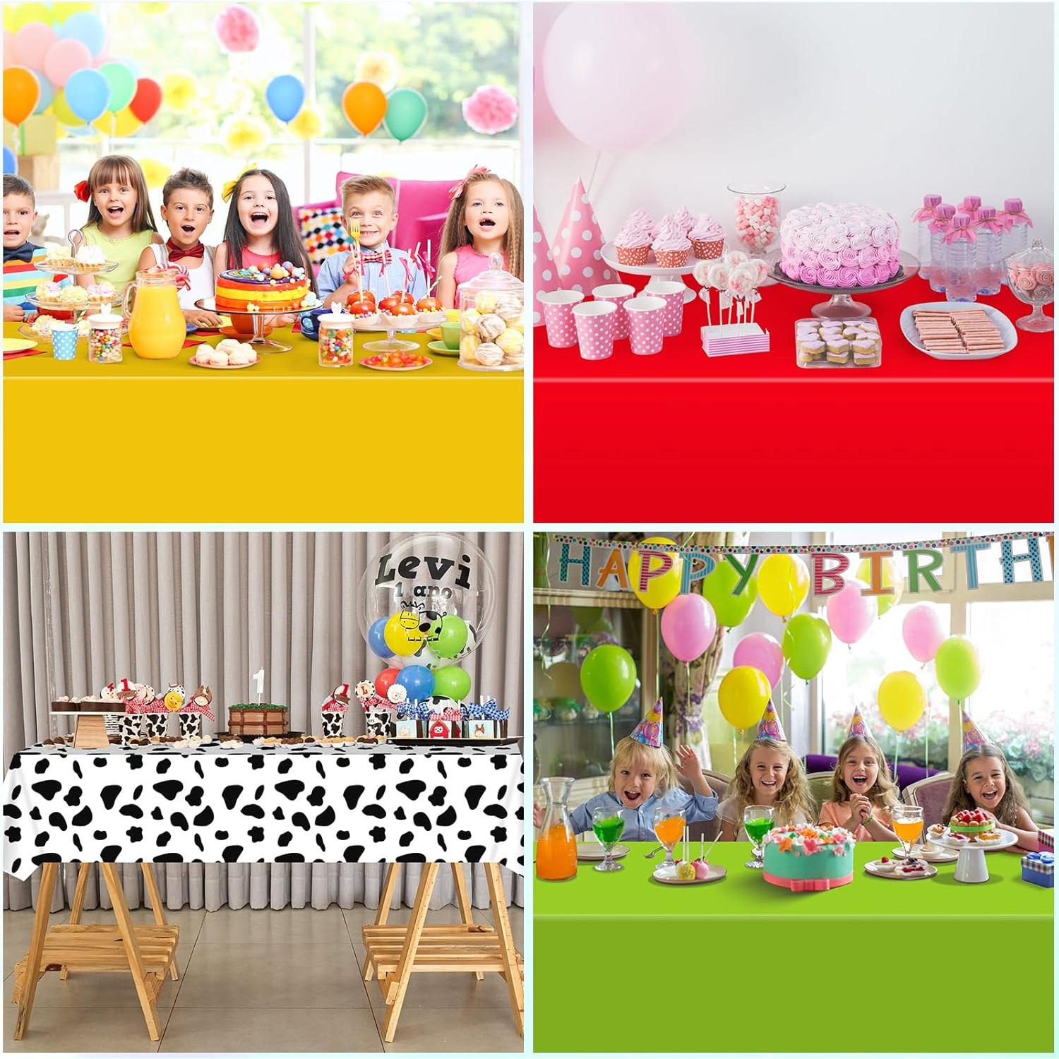 Paquete de 6 Manteles Rectangulares MASHAN Cielo Azul y Nubes