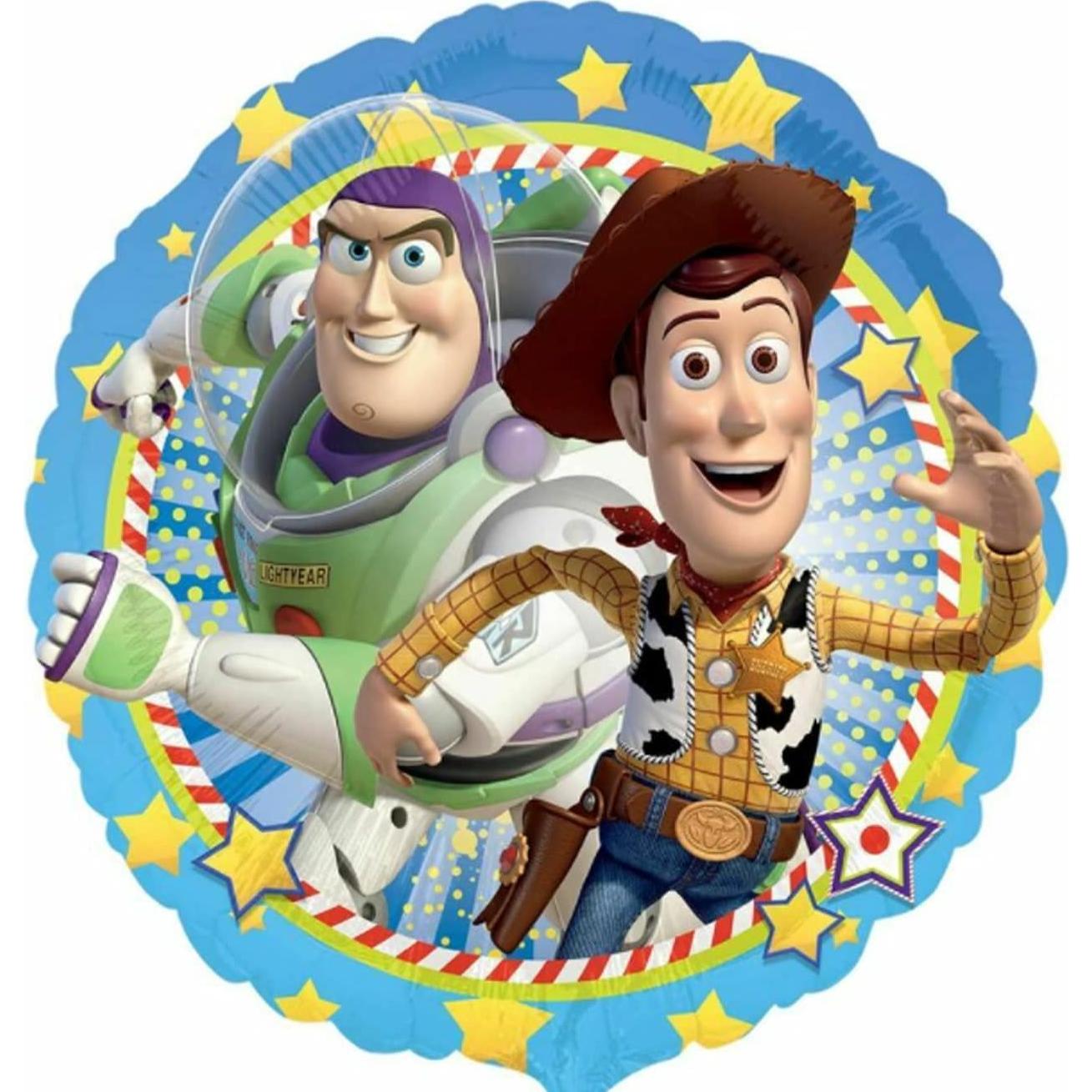 Suministros de Fiesta Anagram Woody y Buzz - 6 Globos