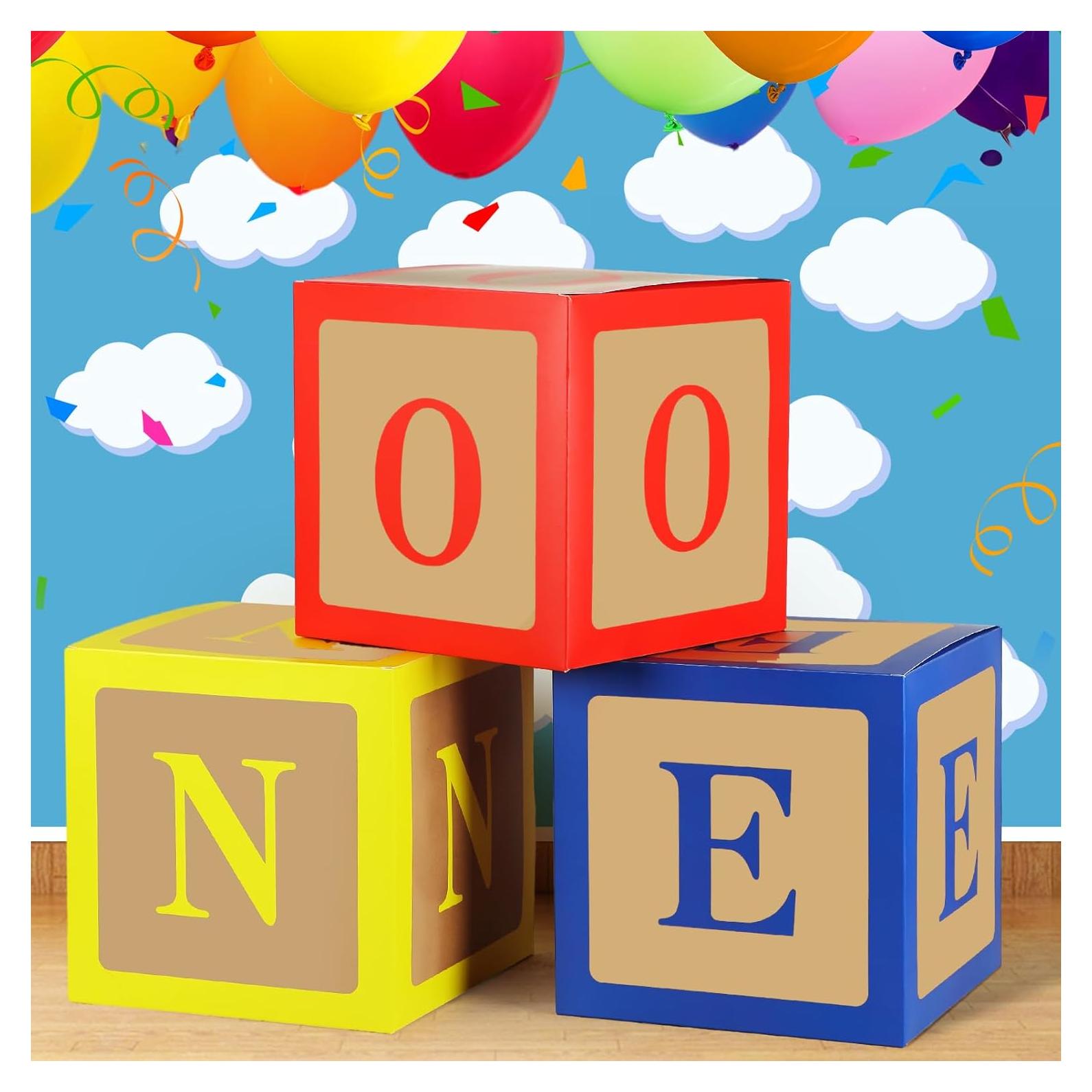 Cajas de Globos Zhanmai 3 Pcs para Primer Cumpleaños 30 cm