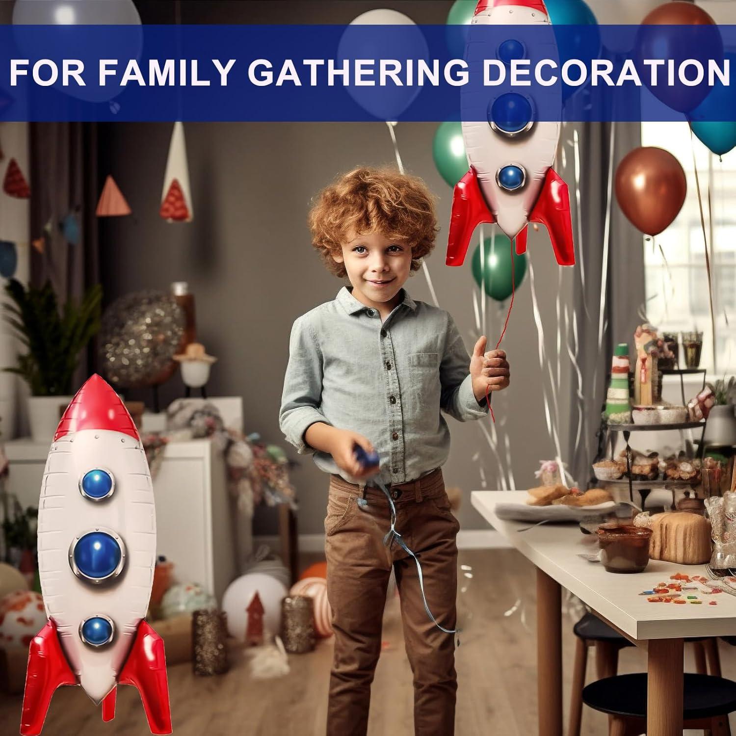 Globos de Cohete Espacial 2 Pcs 83.82 cm Aluminio Toy Story