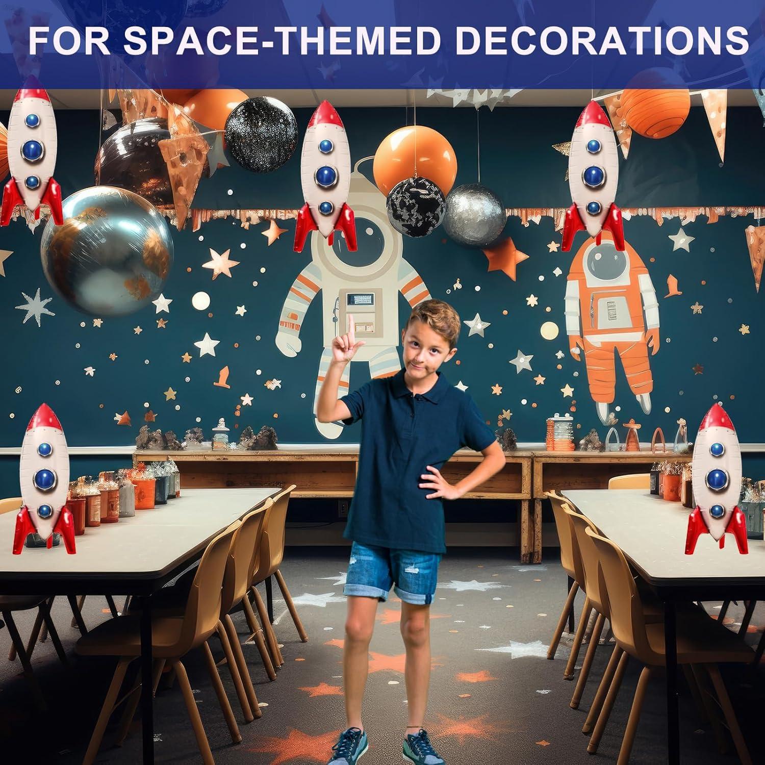 Globos de Cohete Espacial 2 Pcs 83.82 cm Aluminio Toy Story