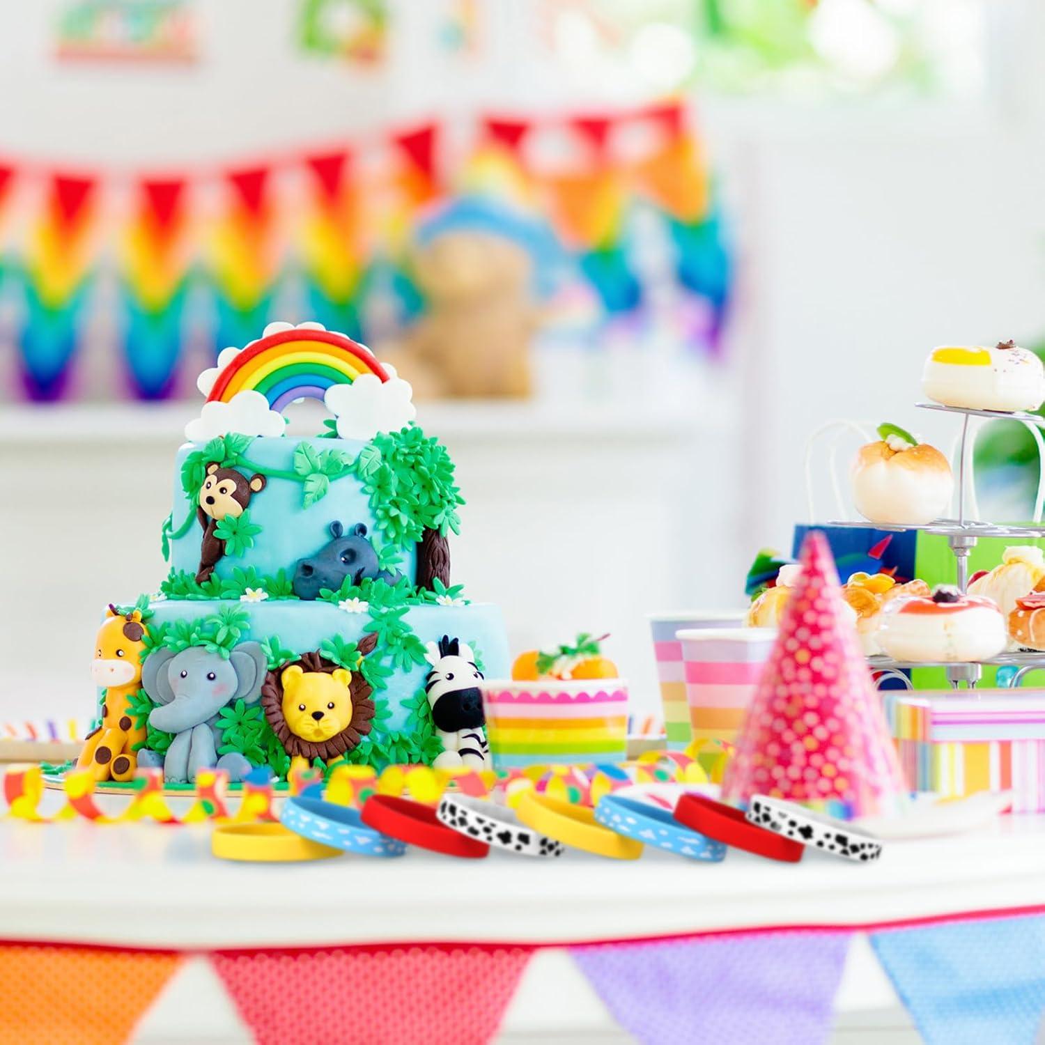 24 Pulseras de Silicona de Cuento de Dibujos Animados Landical