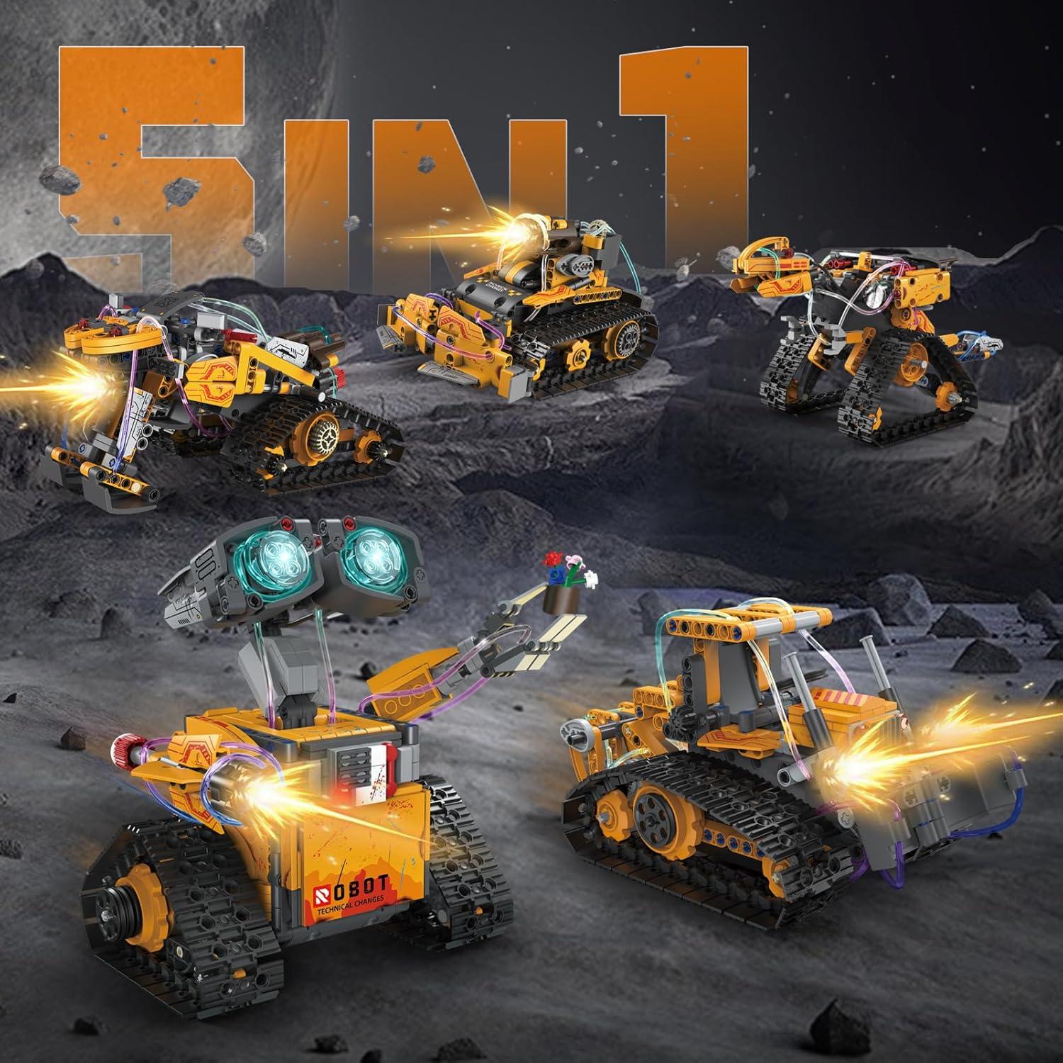 Kit de Construcción de Robots Custoduy 5 en 1 - Juguete STEM