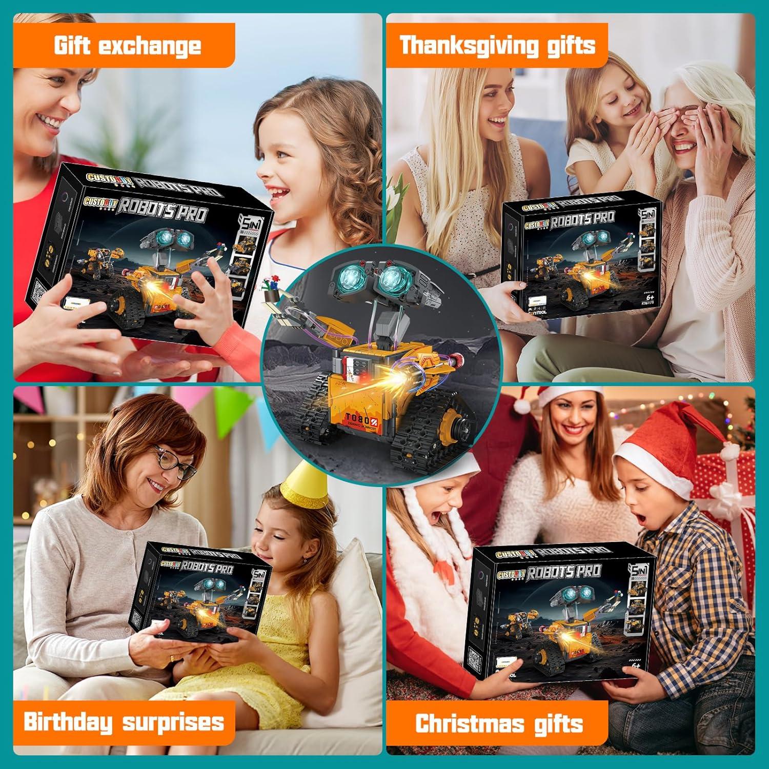 Kit de Construcción de Robots Custoduy 5 en 1 - Juguete STEM