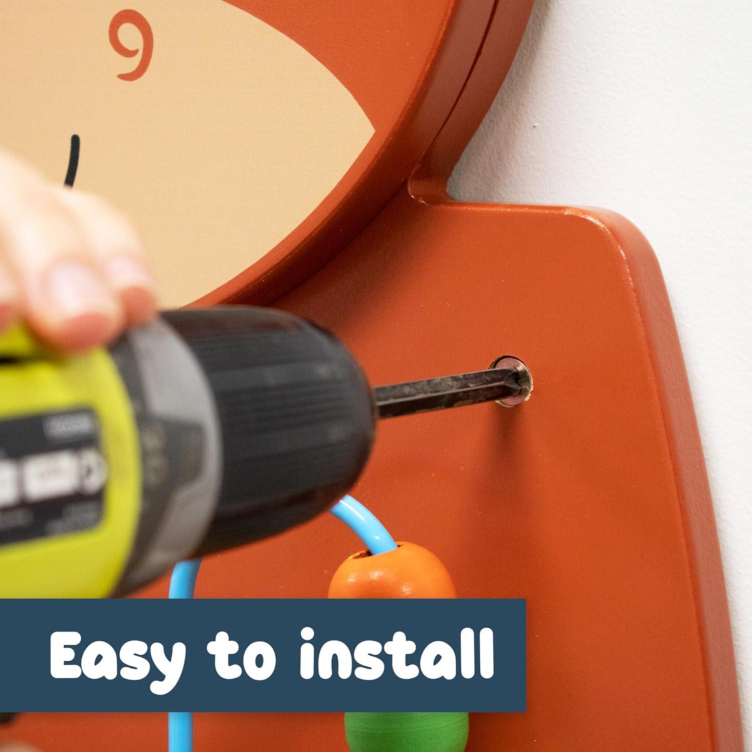 Panel de Actividad de Caballo Learning Advantage - Juguete Pared 56.6x37.6 cm