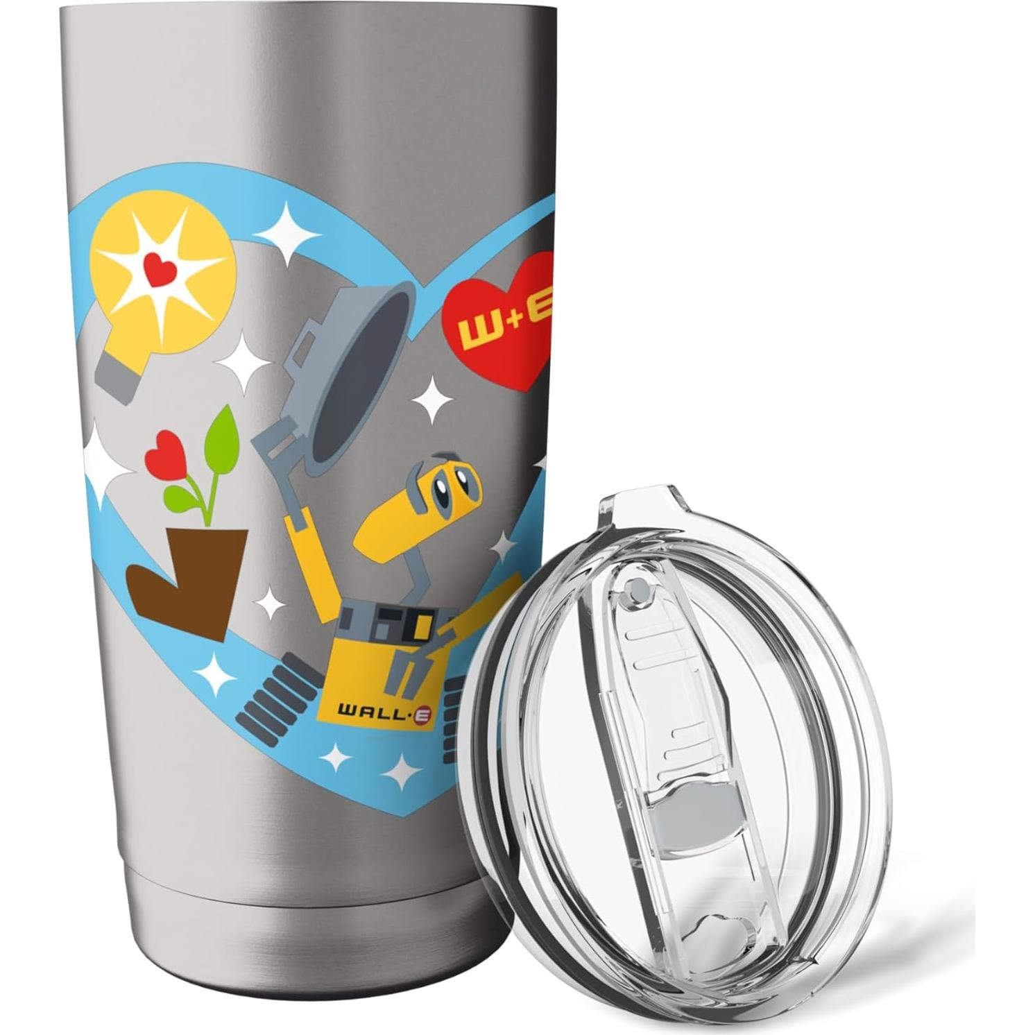 Taza Aislada de Acero Inoxidable Pixar Wall-E 20 oz