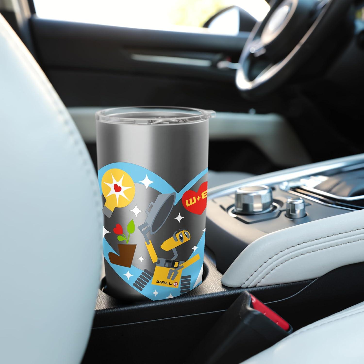 Taza Aislada de Acero Inoxidable Pixar Wall-E 20 oz