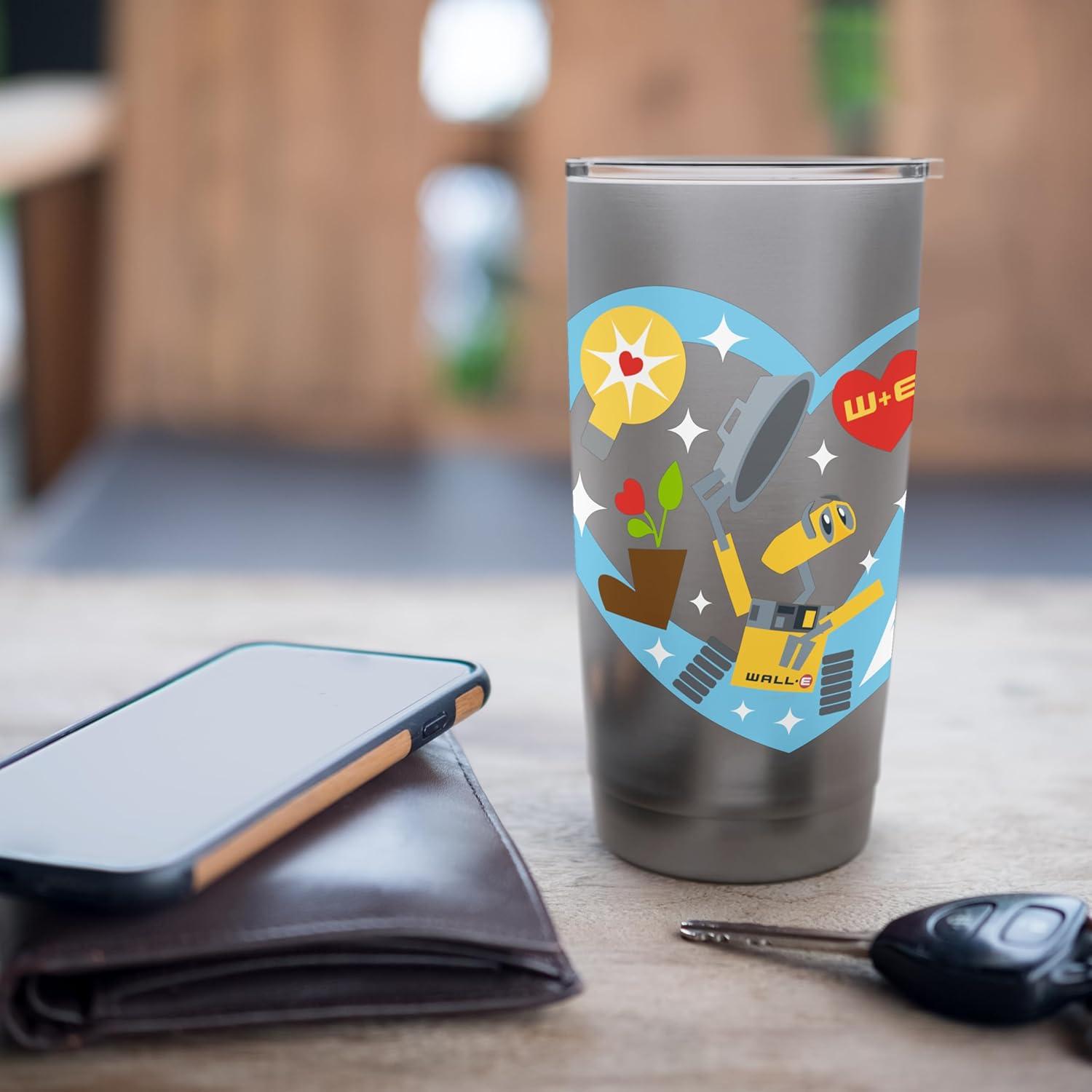 Taza Aislada de Acero Inoxidable Pixar Wall-E 20 oz