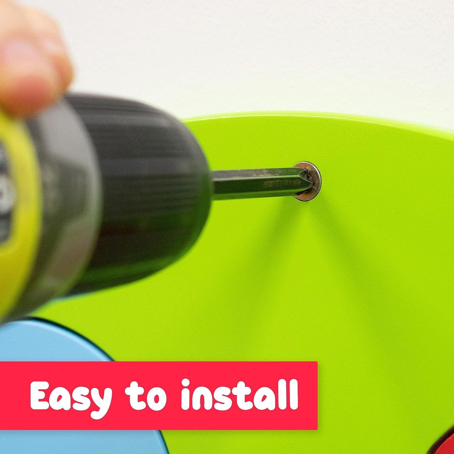 Paneles de Pared Sensorial Montessori Oruga Spark & Wow 8 Actividades