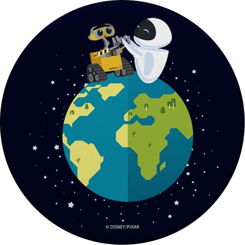 PopSocket Disney Pixar Wall-E Estándar 4.1x1.3cm Negro