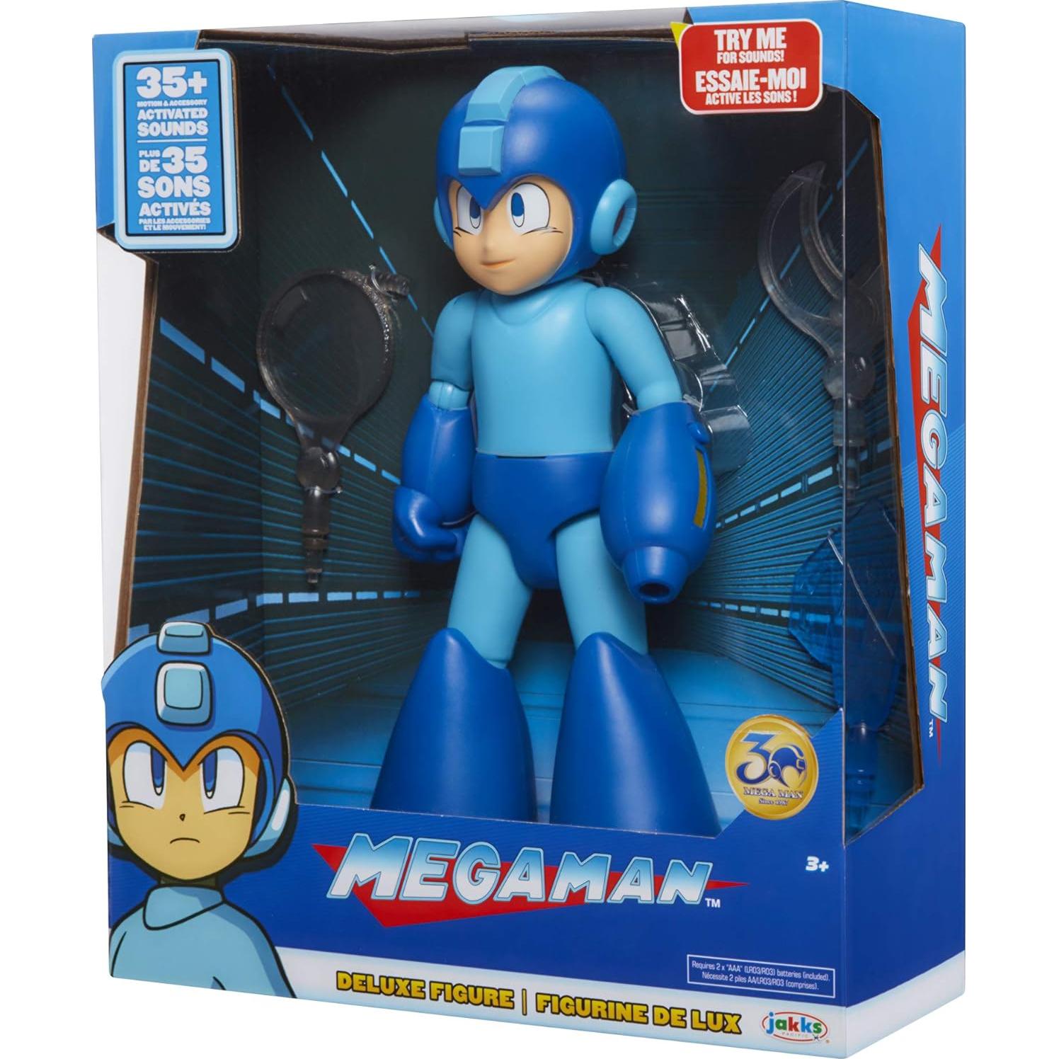 Figura Deluxe Mega Man con Luces y Sonidos 30.48 cm