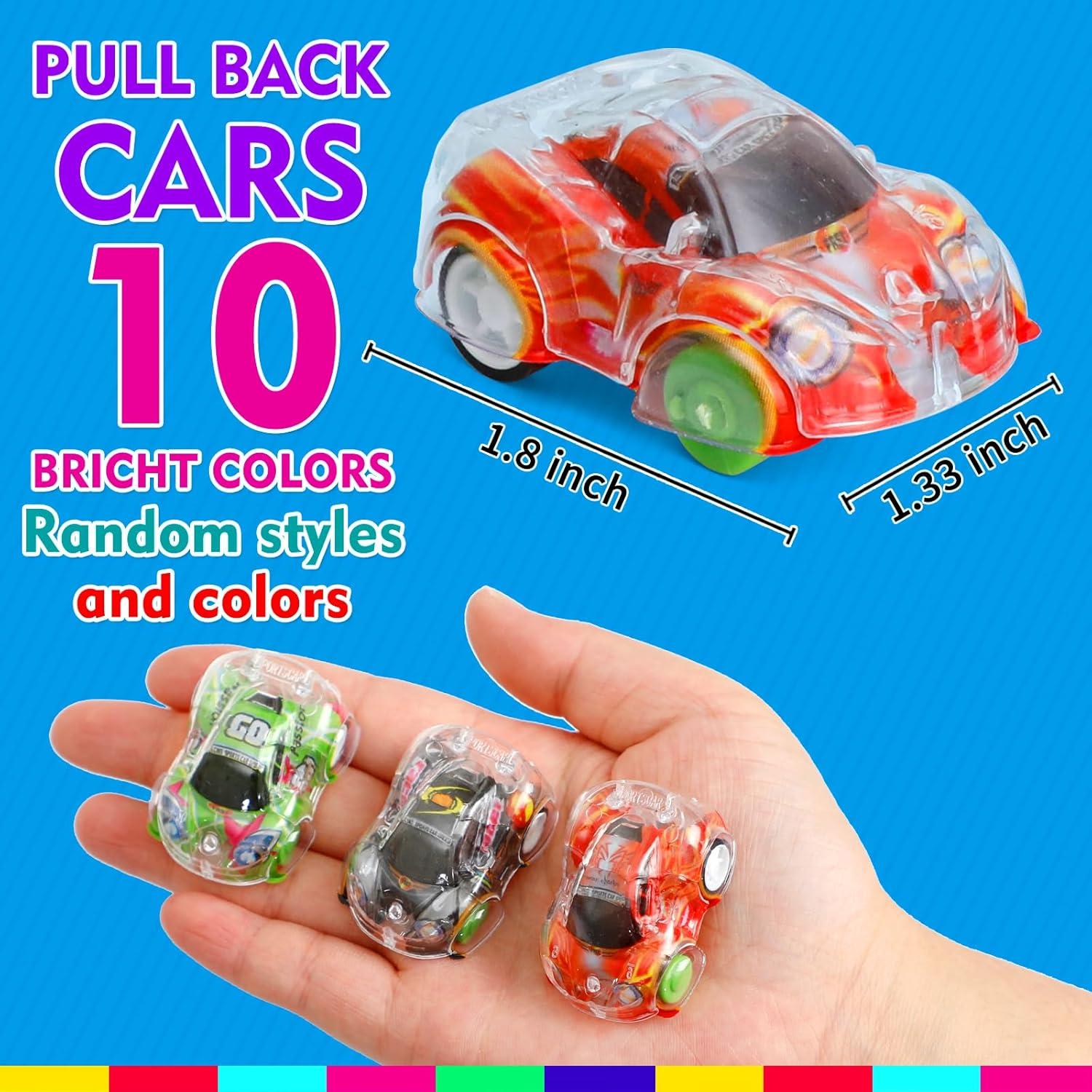 Worgree 50 Mini Coches de Retroceso para Niños 4-12 Años