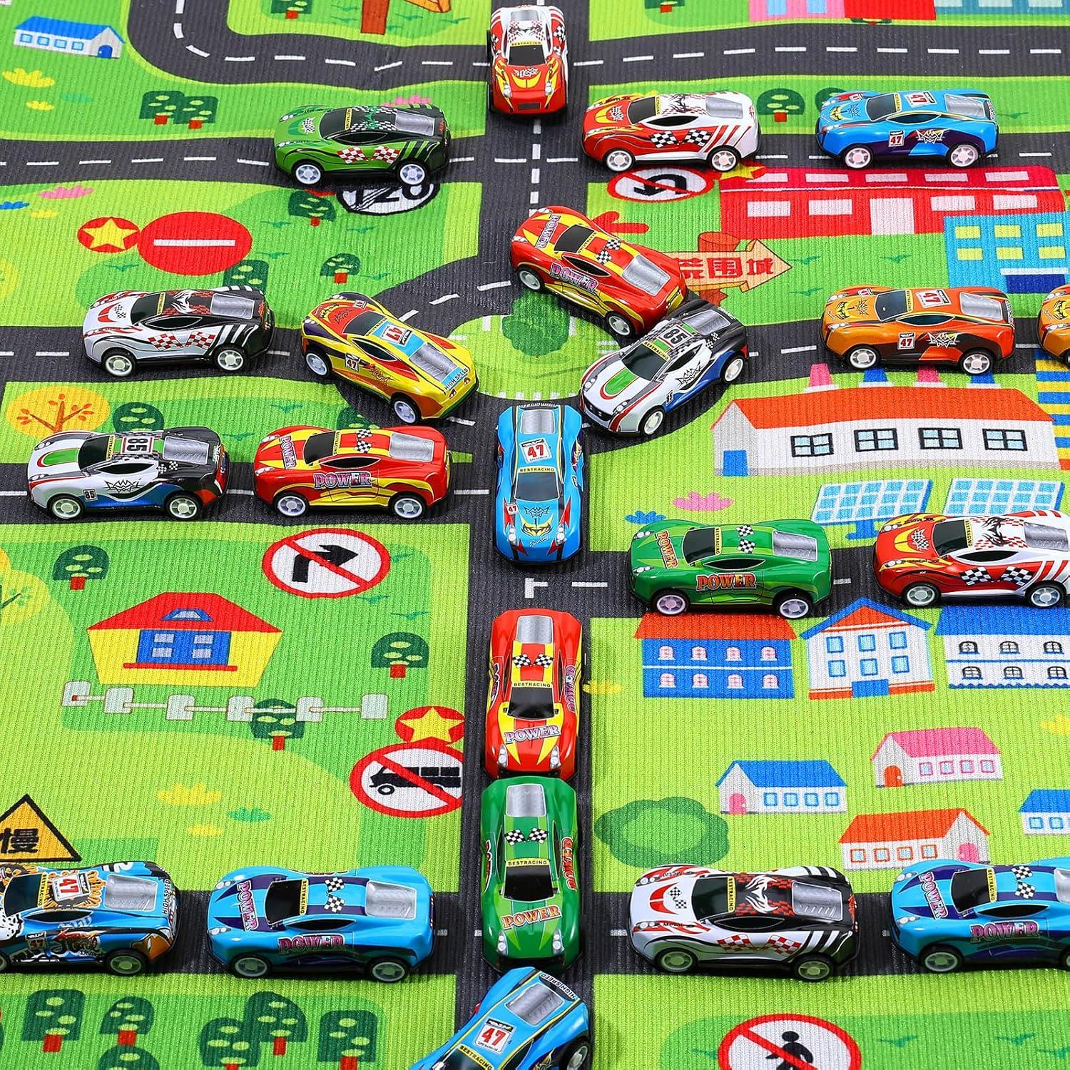 140 Coches de Retroceso DERTE para Niños Juguetes Educativos