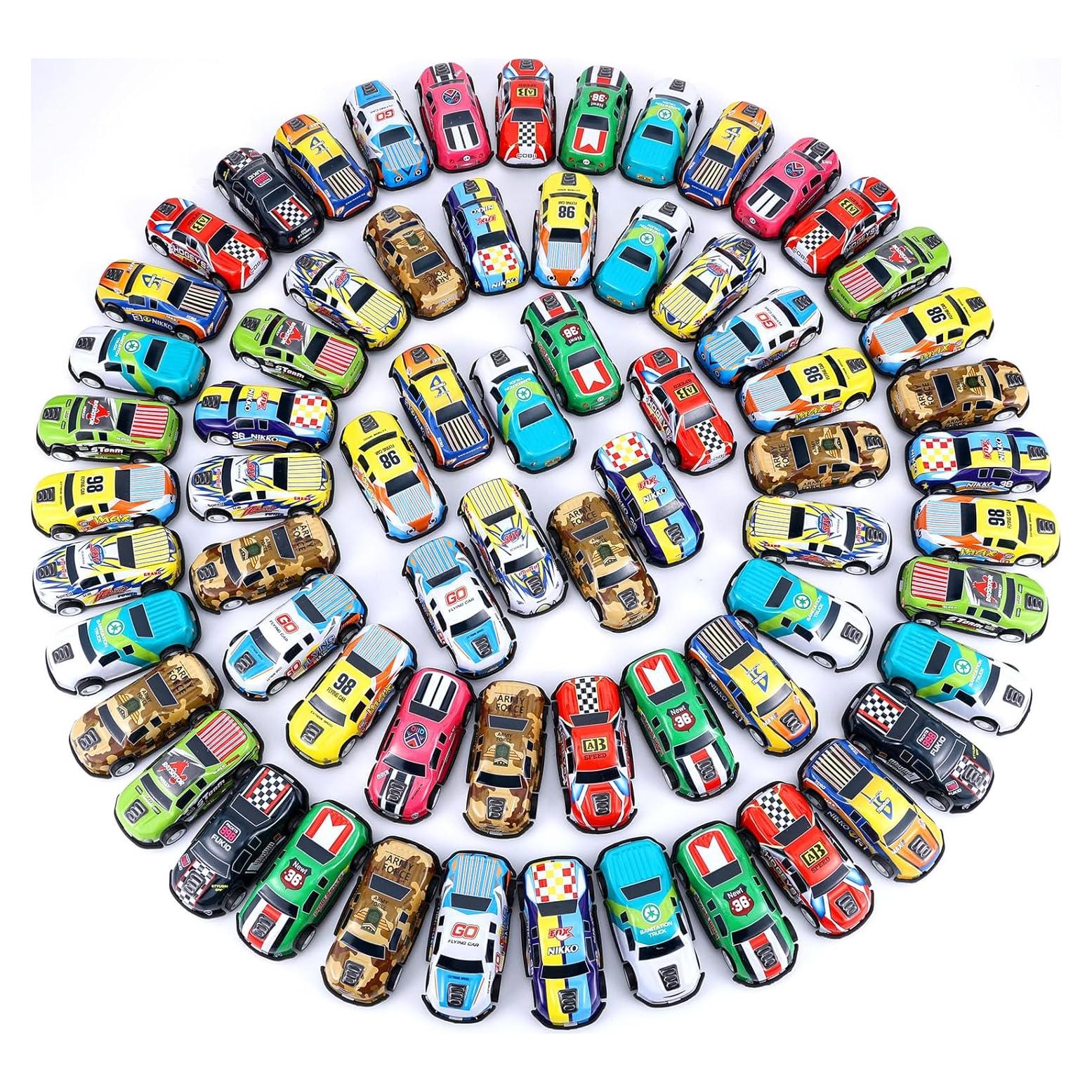 150 Coches de Retroceso DERTE para Niños - Juguetes de Carreras