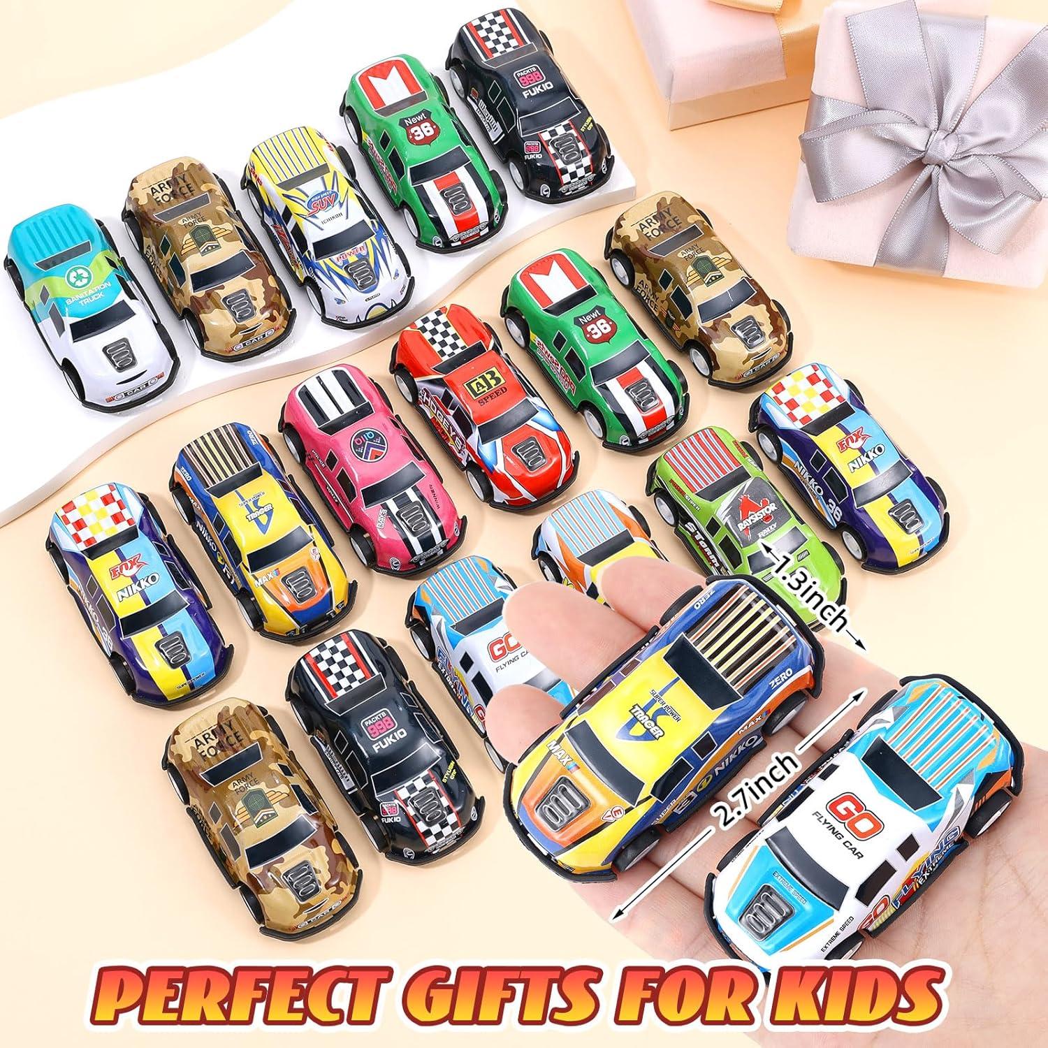 150 Coches de Retroceso DERTE para Niños - Juguetes de Carreras